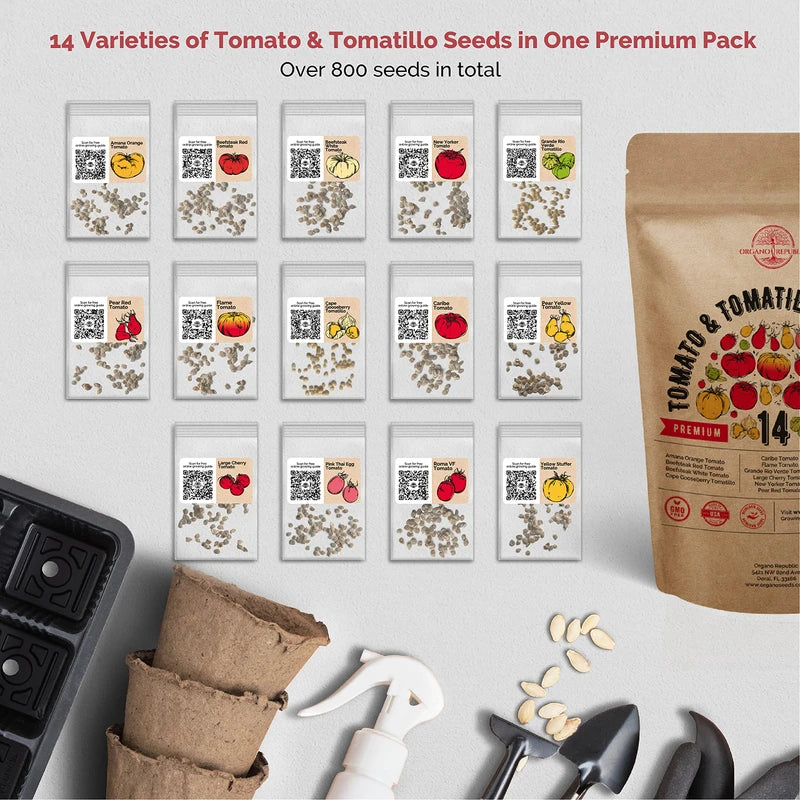 Organo Republic Tomato & Tomatillo Varieties