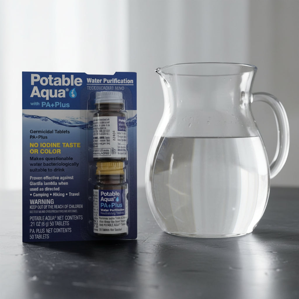 Potable Aqua Water Purification Tablets with PA Plus