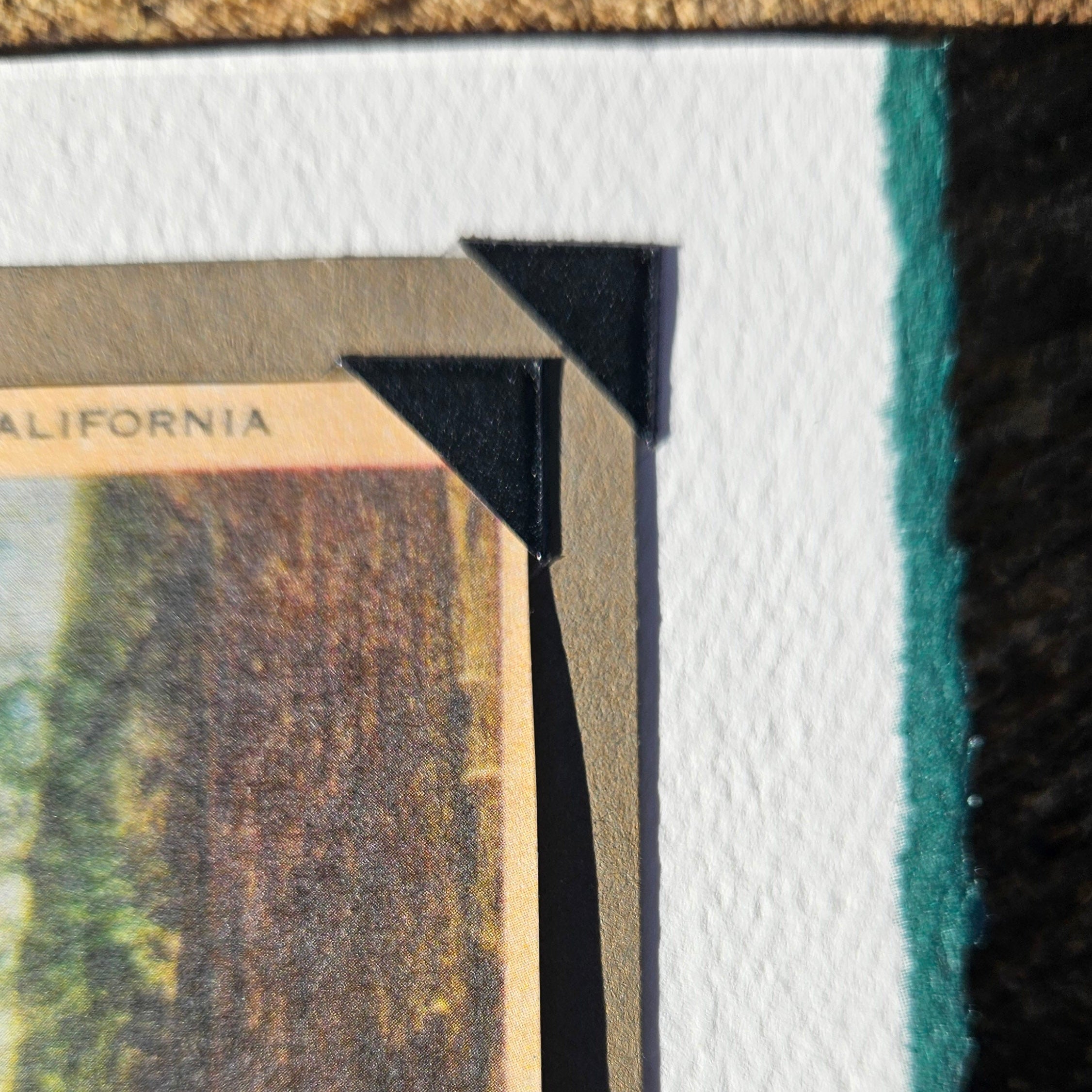 Beautifully Hand Crafted Custom Created Greeting Card Series by Diane Stegman "Redwood Highway, California"