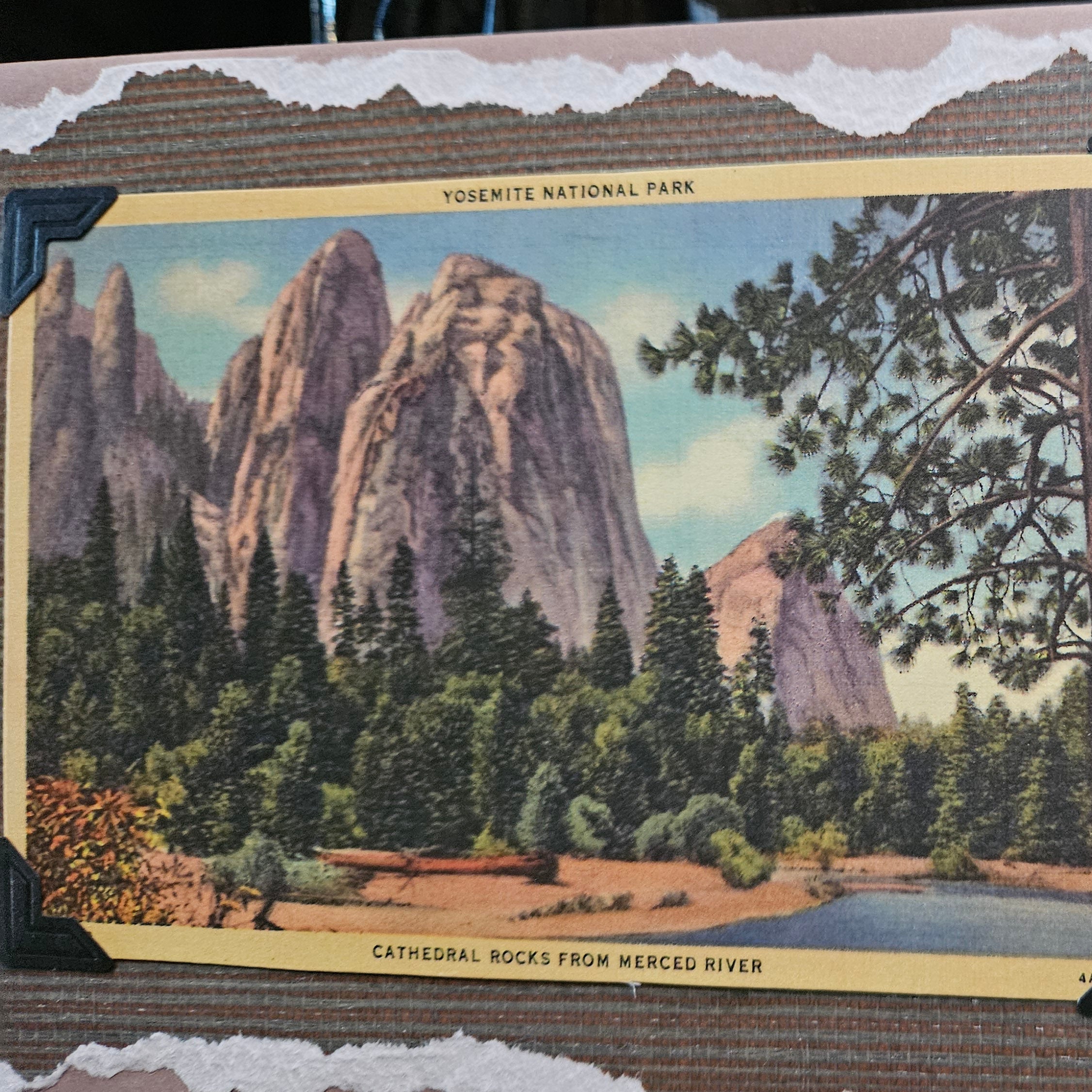 Beautifully Hand Crafted Custom Created Greeting Card Series by Diane Stegman "Yosemite National Park, California"
