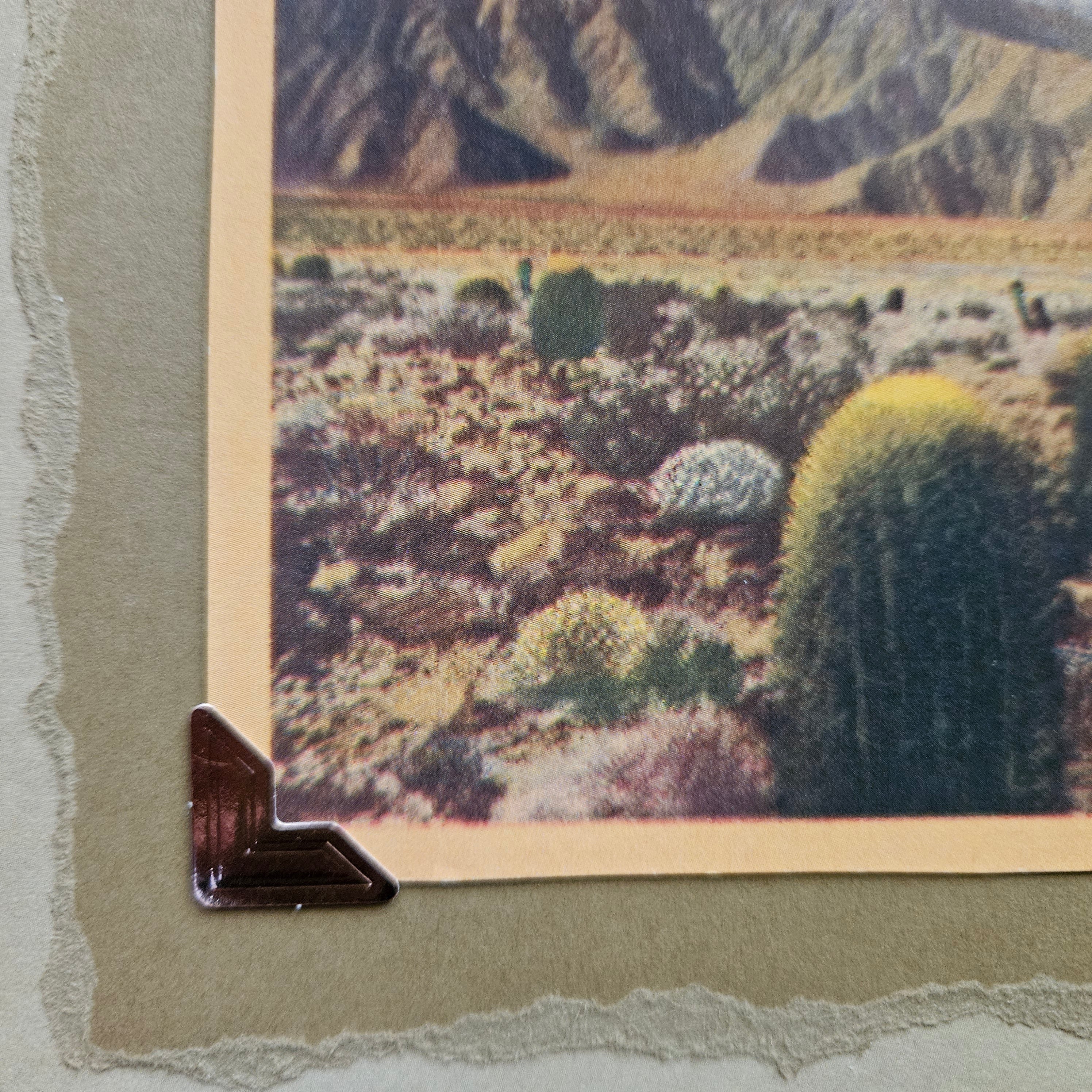 Beautifully Hand Crafted Custom Created Greeting Card Series by Diane Stegman "Mount San Jacinto from the Desert"
