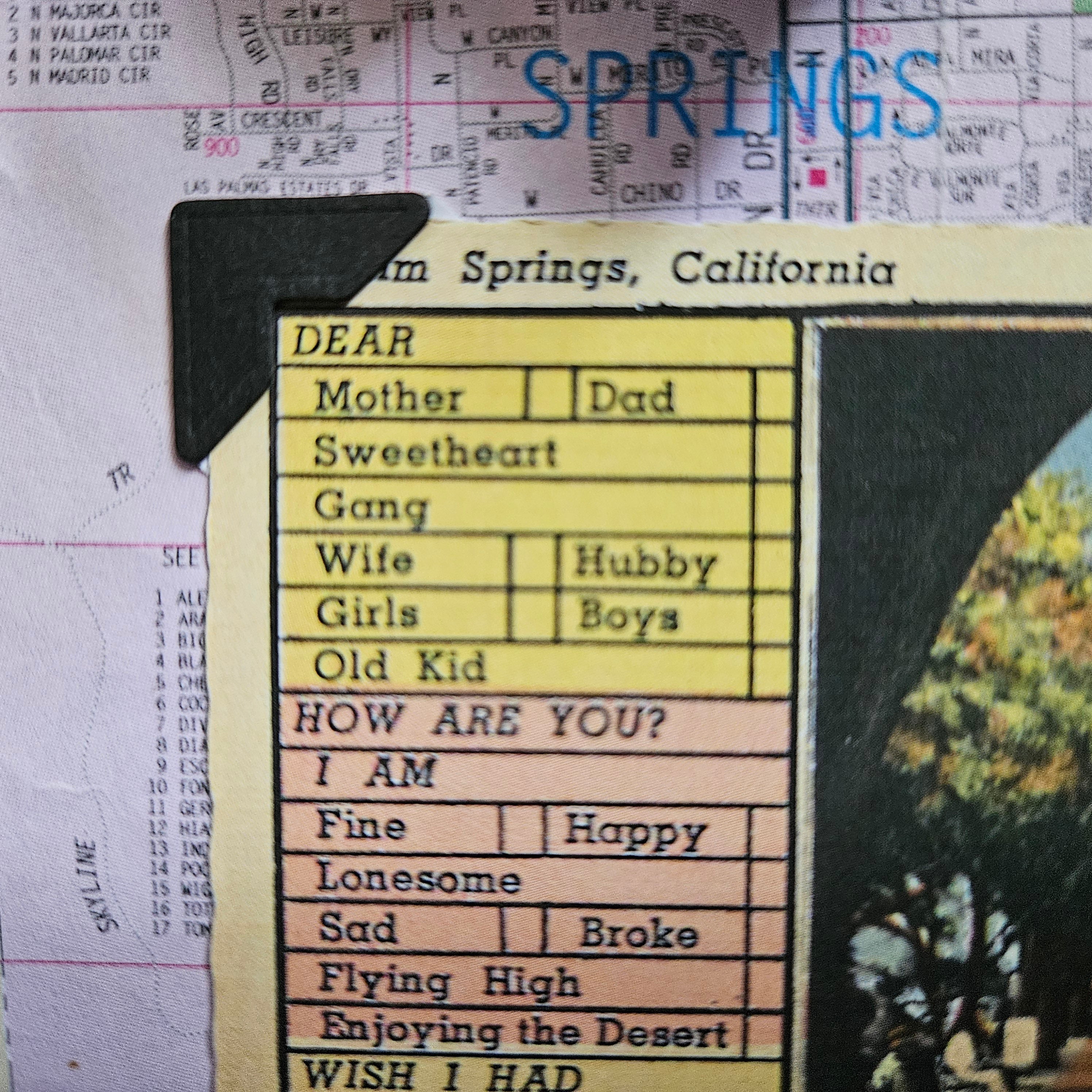 Beautifully Hand Crafted Custom Created Greeting Card Series by Diane Stegman "Lazy Person's Correspondence Card"