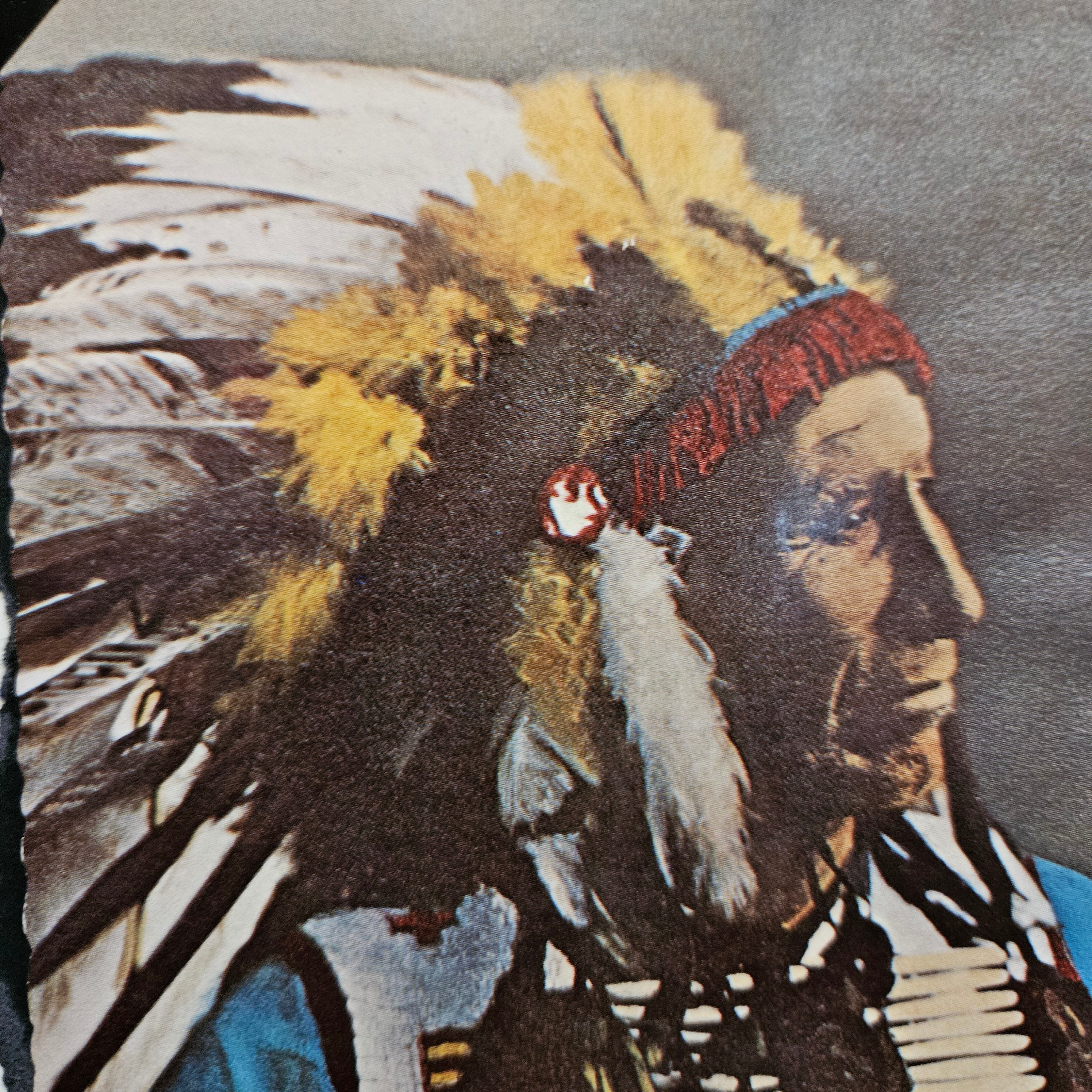 Beautifully Hand Crafted Custom Created Greeting Card Series by Diane Stegman "American Horse the Indian"