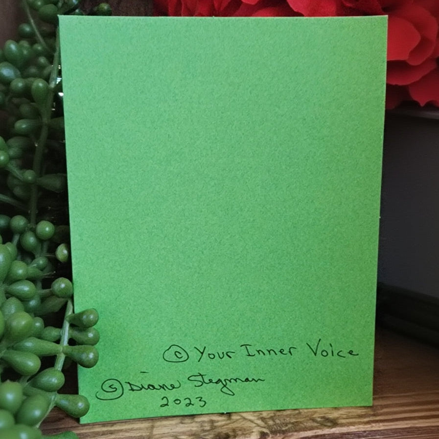Beautifully Hand Crafted Custom Created Greeting Card Series by Diane Stegman "Flower Pots"