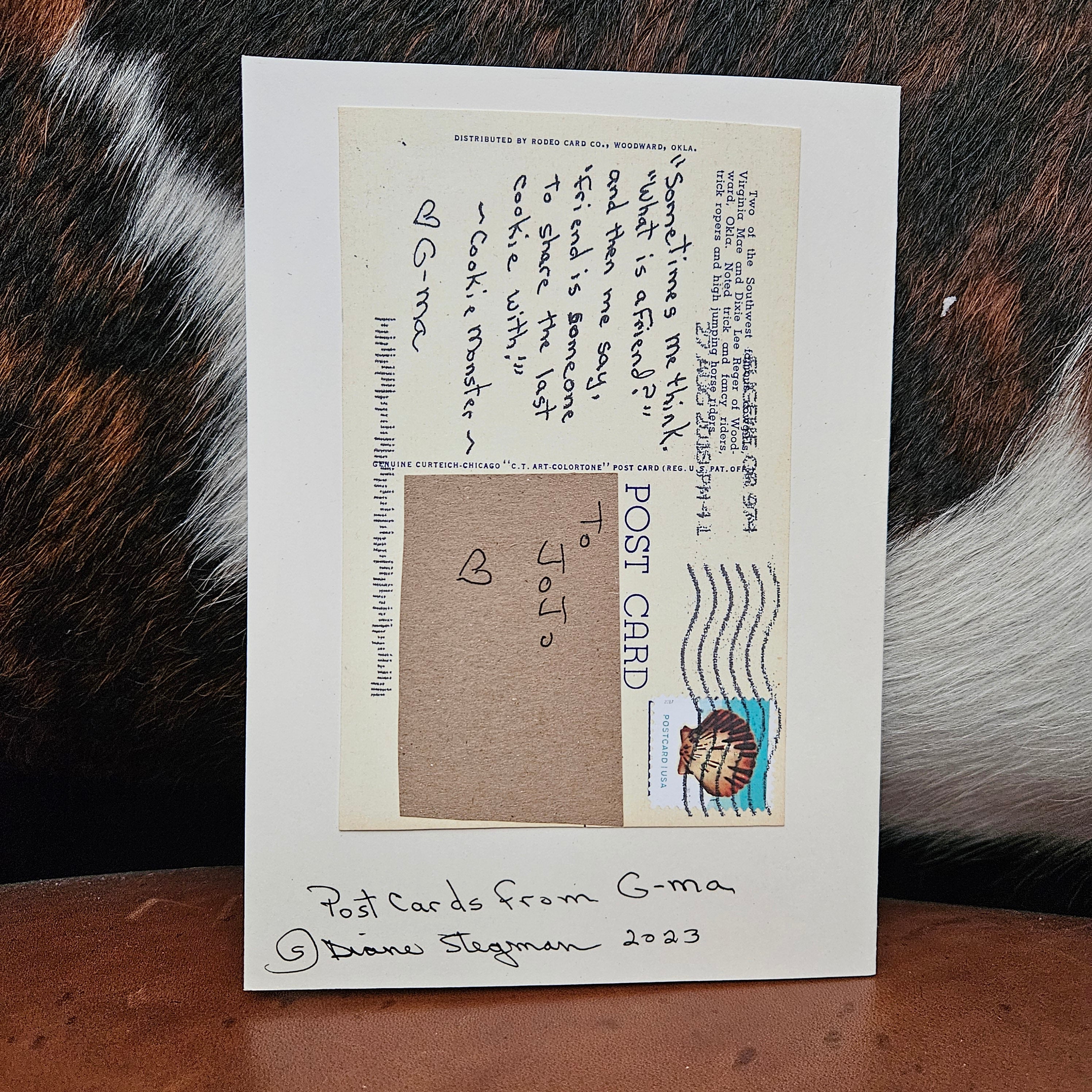 Beautifully Hand Crafted Custom Created Greeting Card Series by Diane Stegman "Virginia Lee"