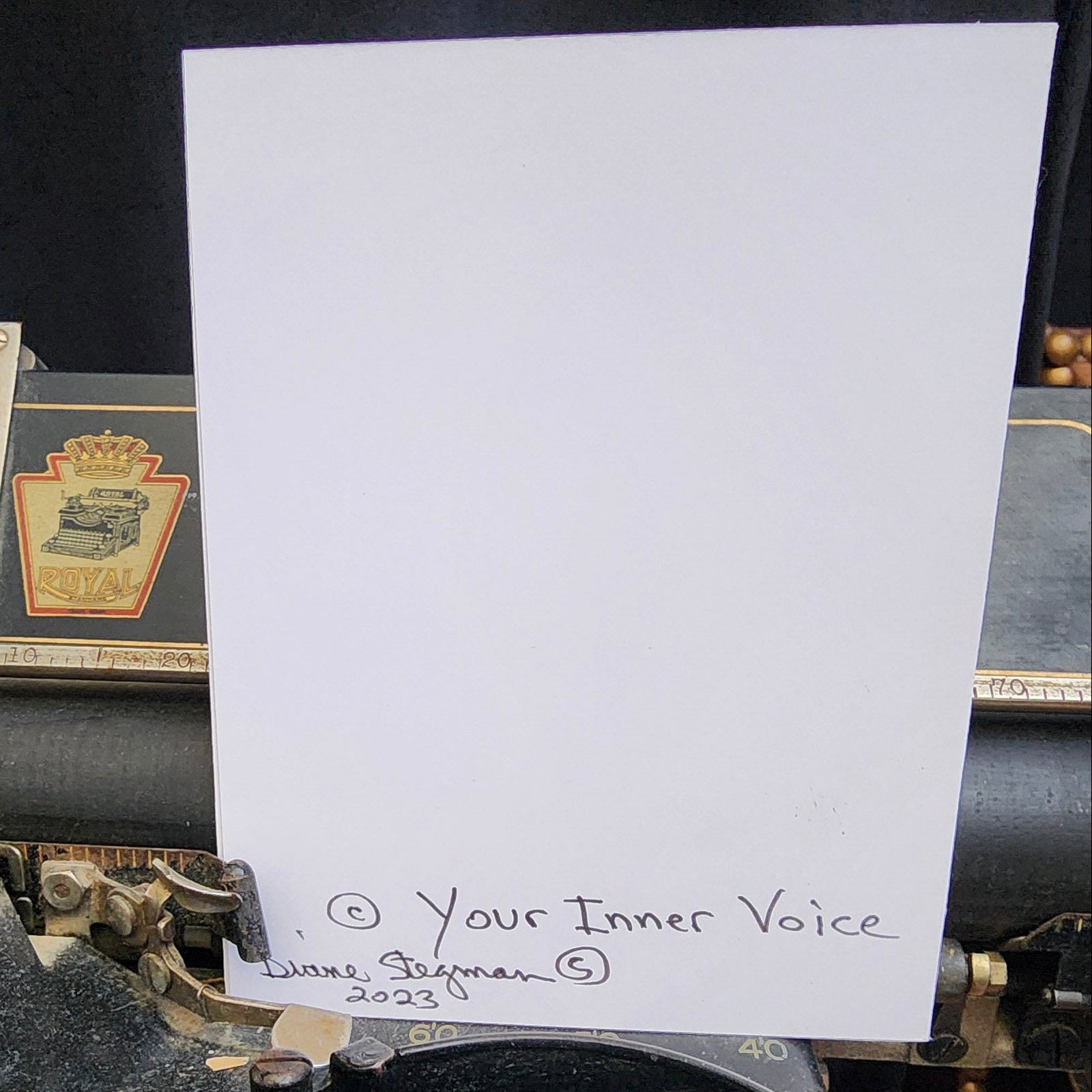 Beautifully Hand Crafted Custom Created Greeting Card Series by Diane Stegman "Shift Freedom"