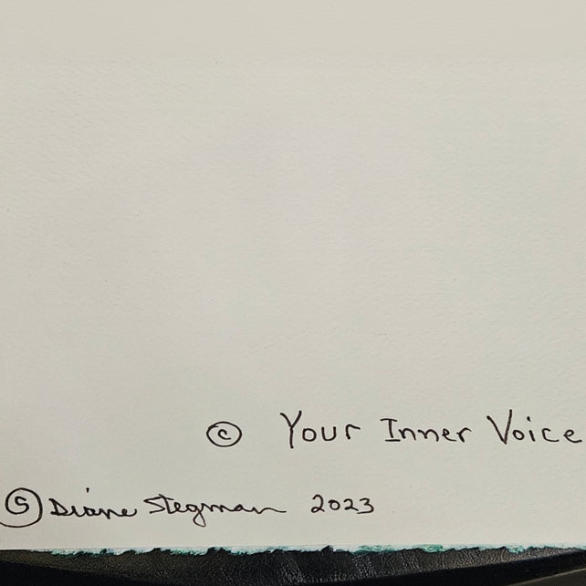 Beautifully Hand Crafted Custom Created Greeting Card Series by Diane Stegman "Birds in the Shade"