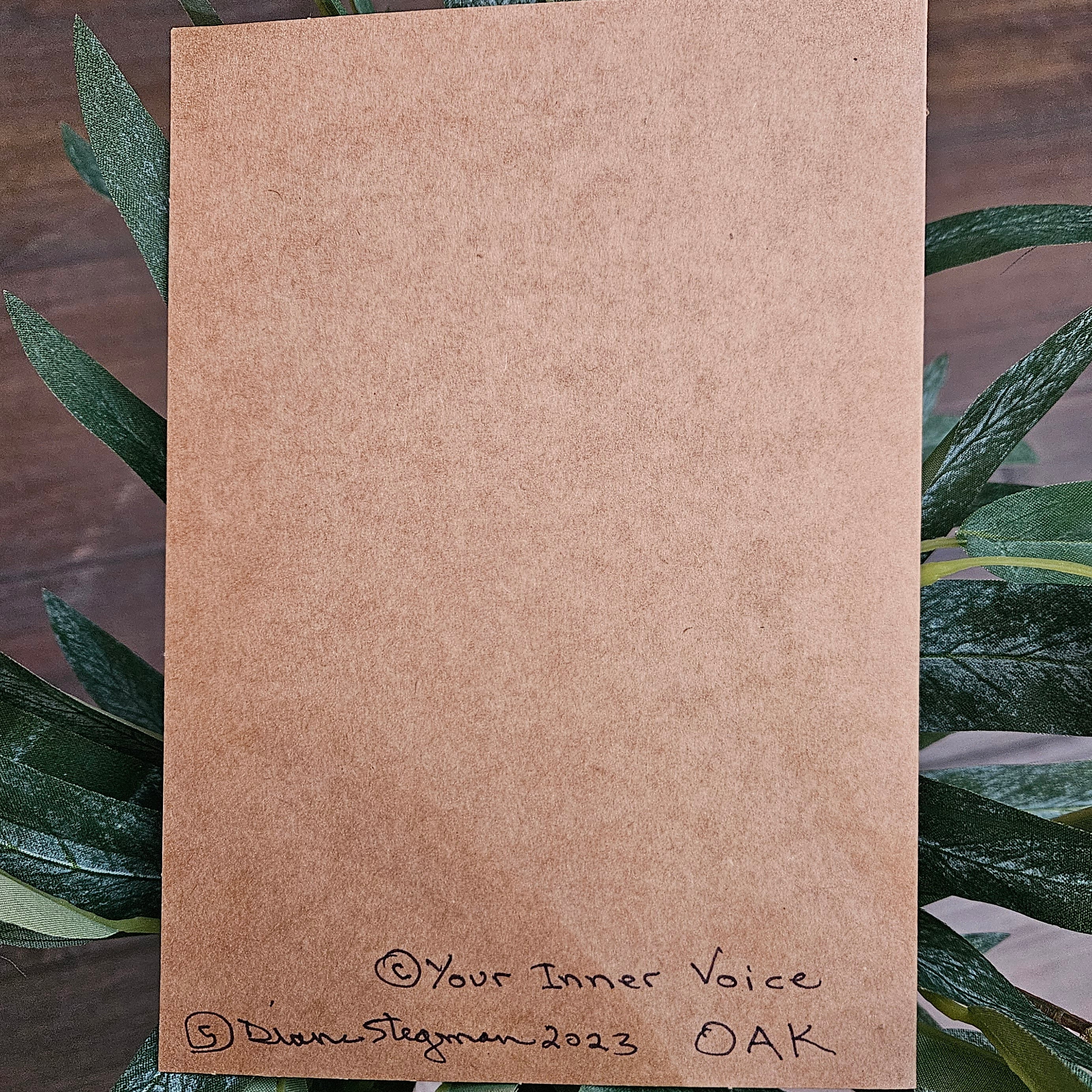 Greeting Card with Envelope "Chinkapin Oak" by Diane Stegman