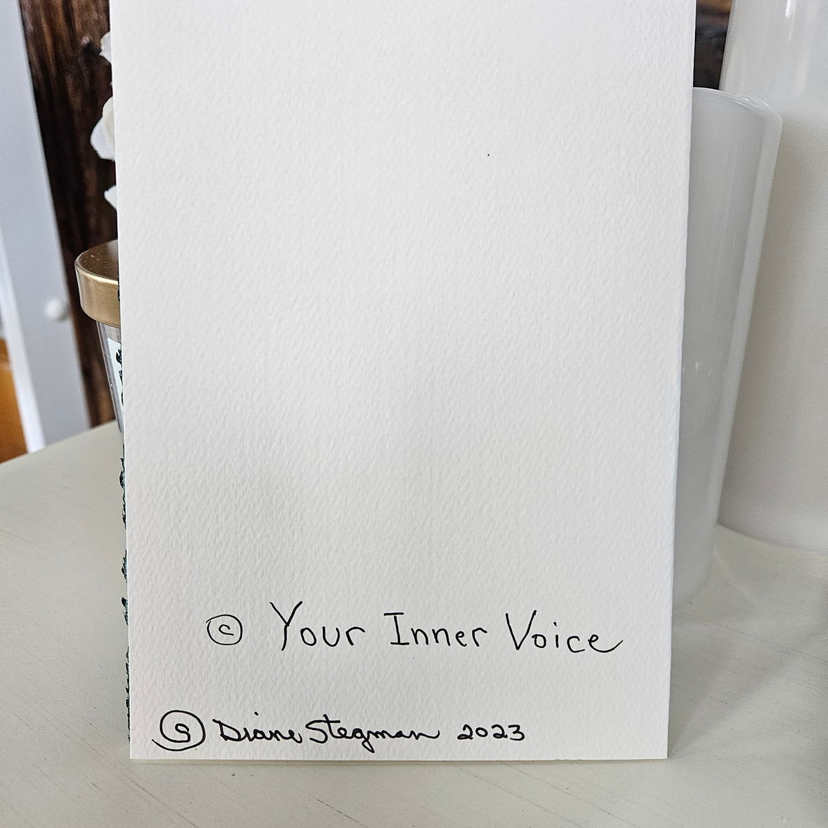 Diane Stegman Handmade Greeting Card – “Buddha” 5x7