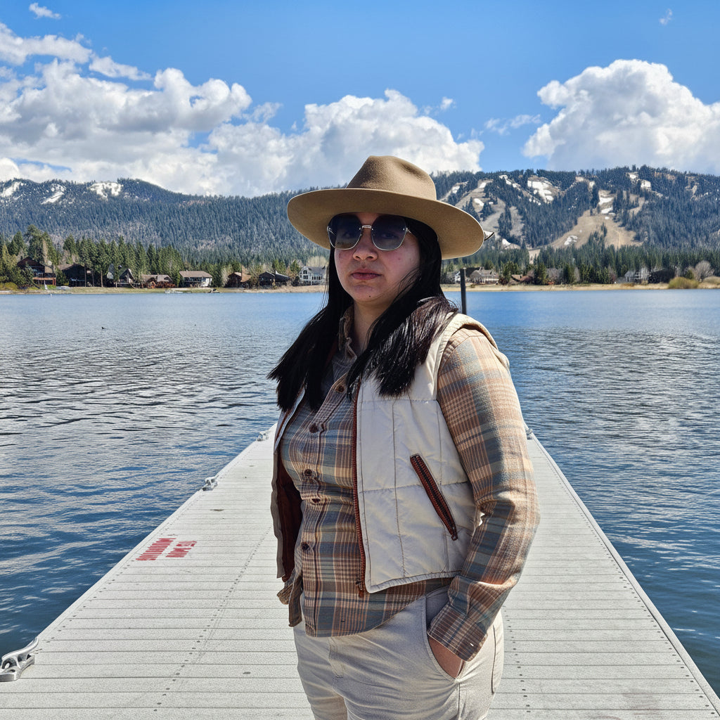 Women's Rib Trim Quilted Vest