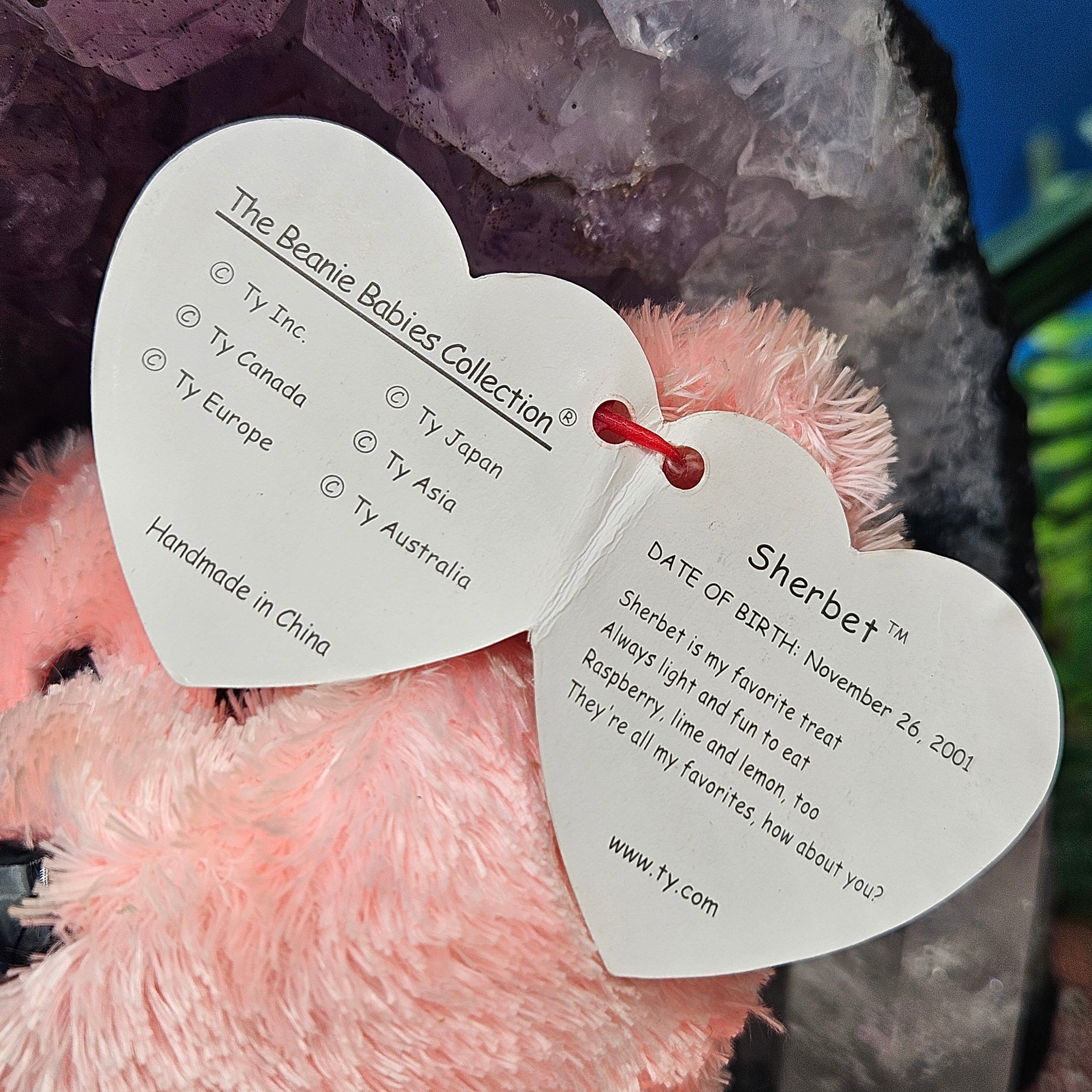 Ty Beanie Babies "Sherbet the Bear"