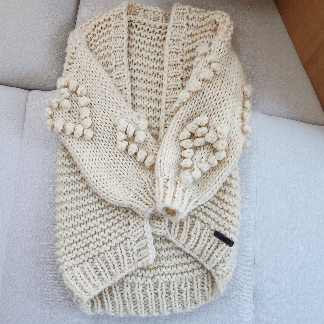 Handmade Wishlist Women's Knitted Cardigan Sweater