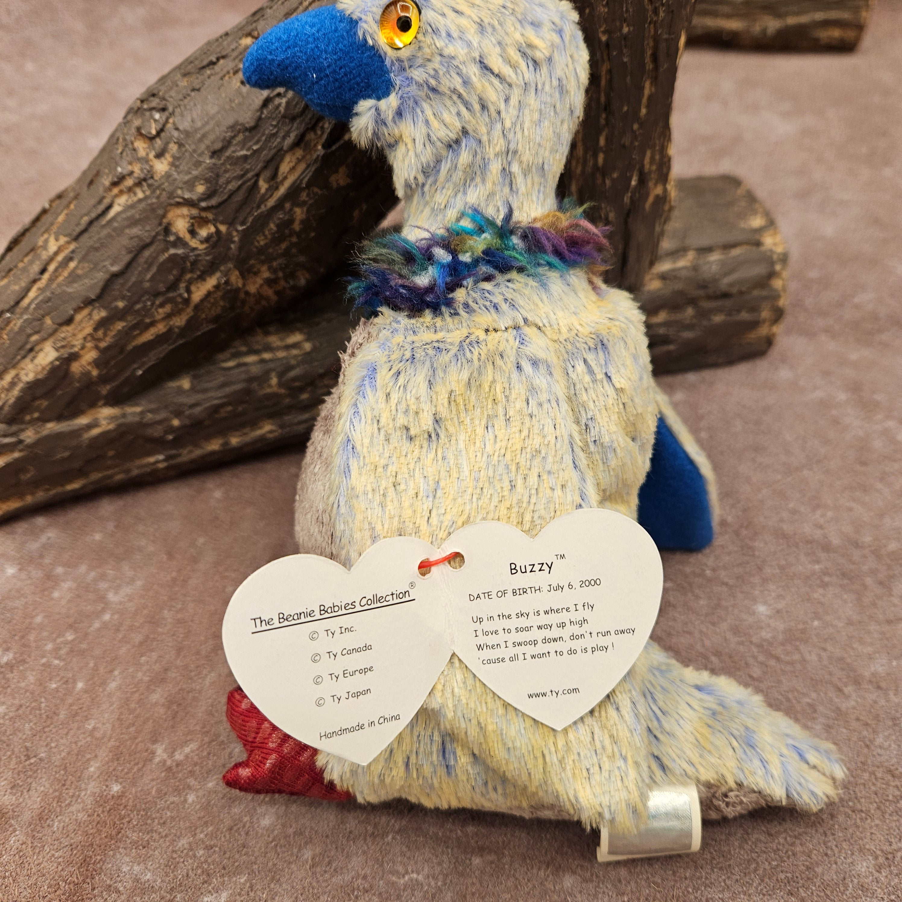 Ty Beanie Babies "Buzzy the Vulture"