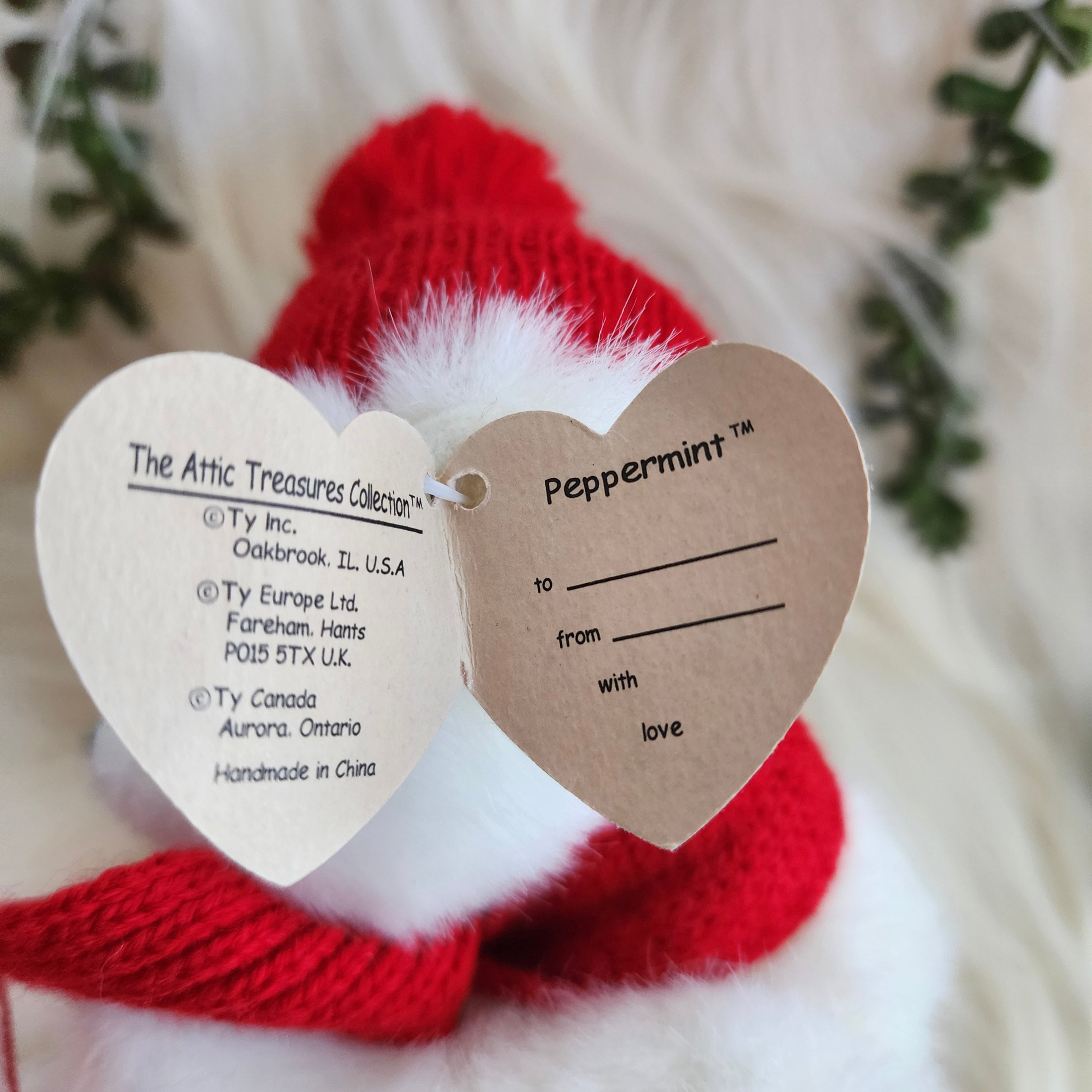 Ty Beanie Babies "Peppermint the Bear"