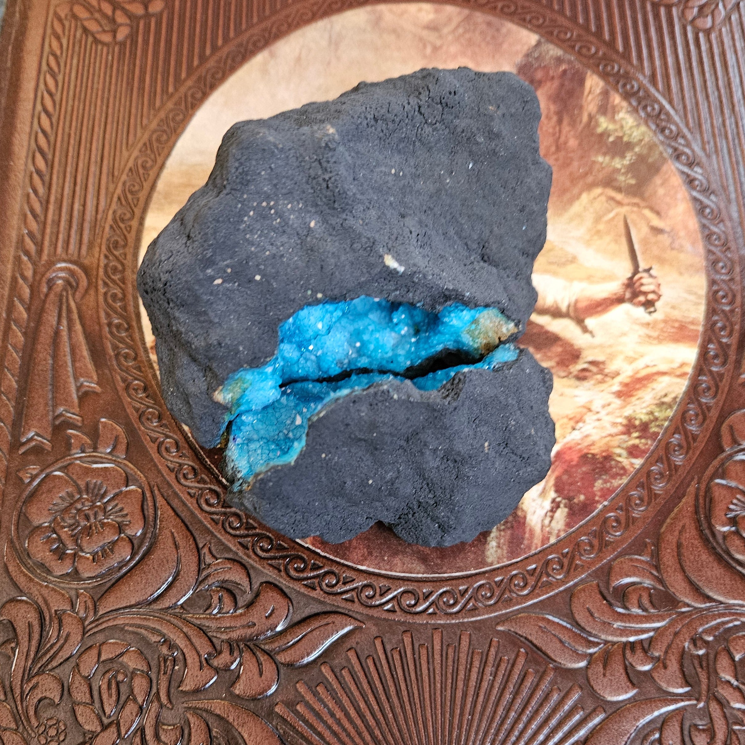 Blue Quartz Geode Crystal