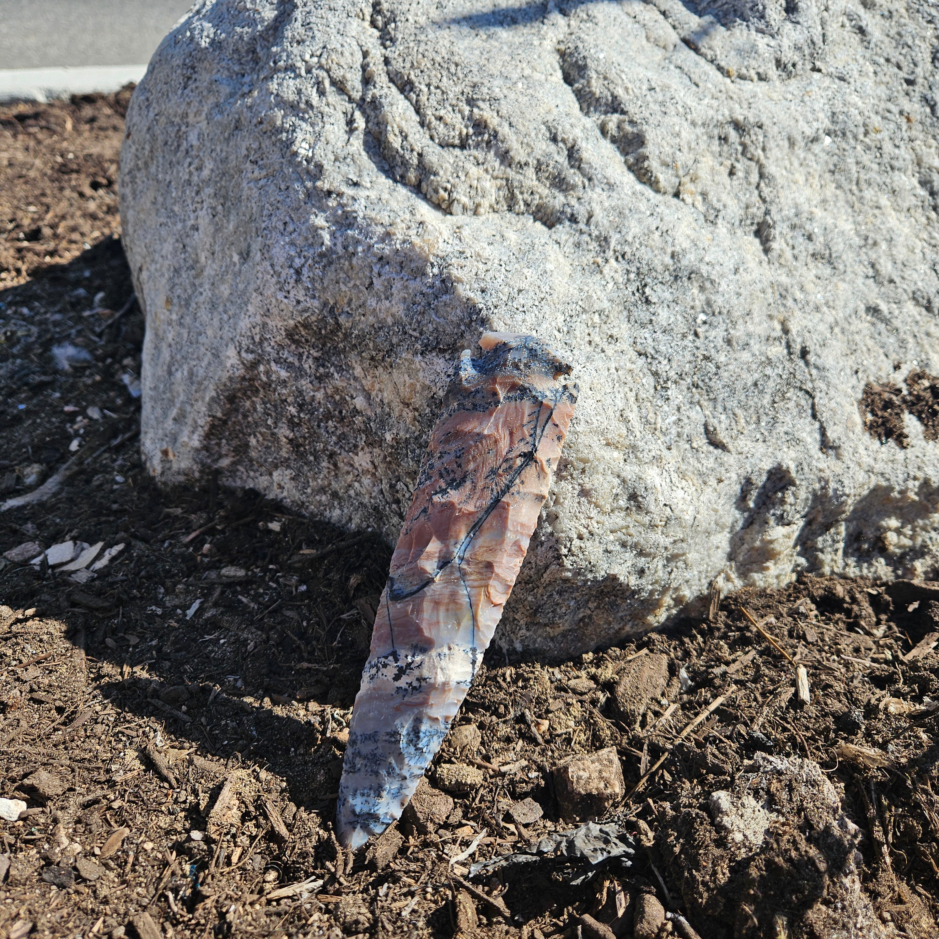 7" Flint Spearhead Arrowhead