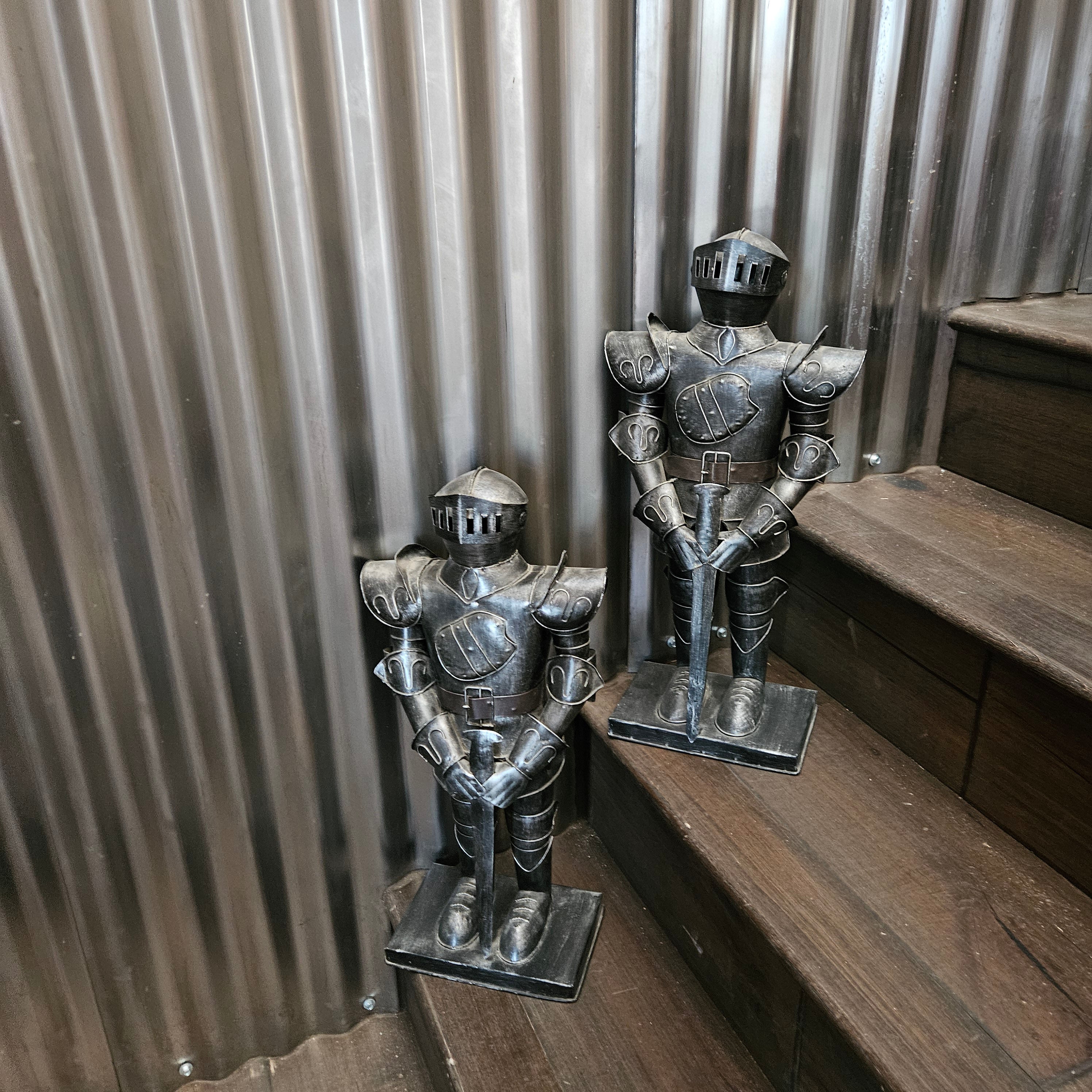 Miniature Suit of Armor Decorative Statue