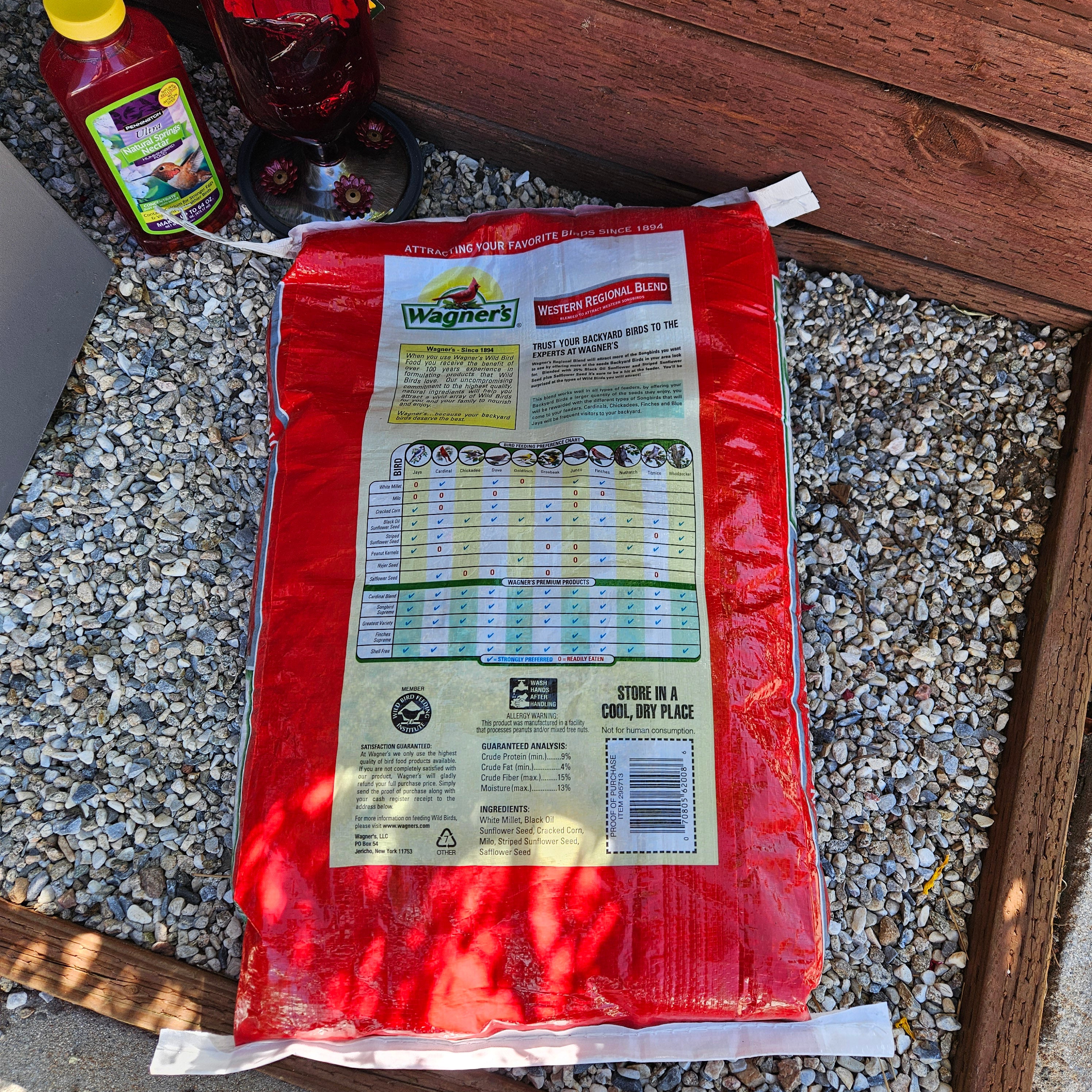 Wagner's Midwest Regional Blend Deluxe Wild Bird Food, 20-lb bag