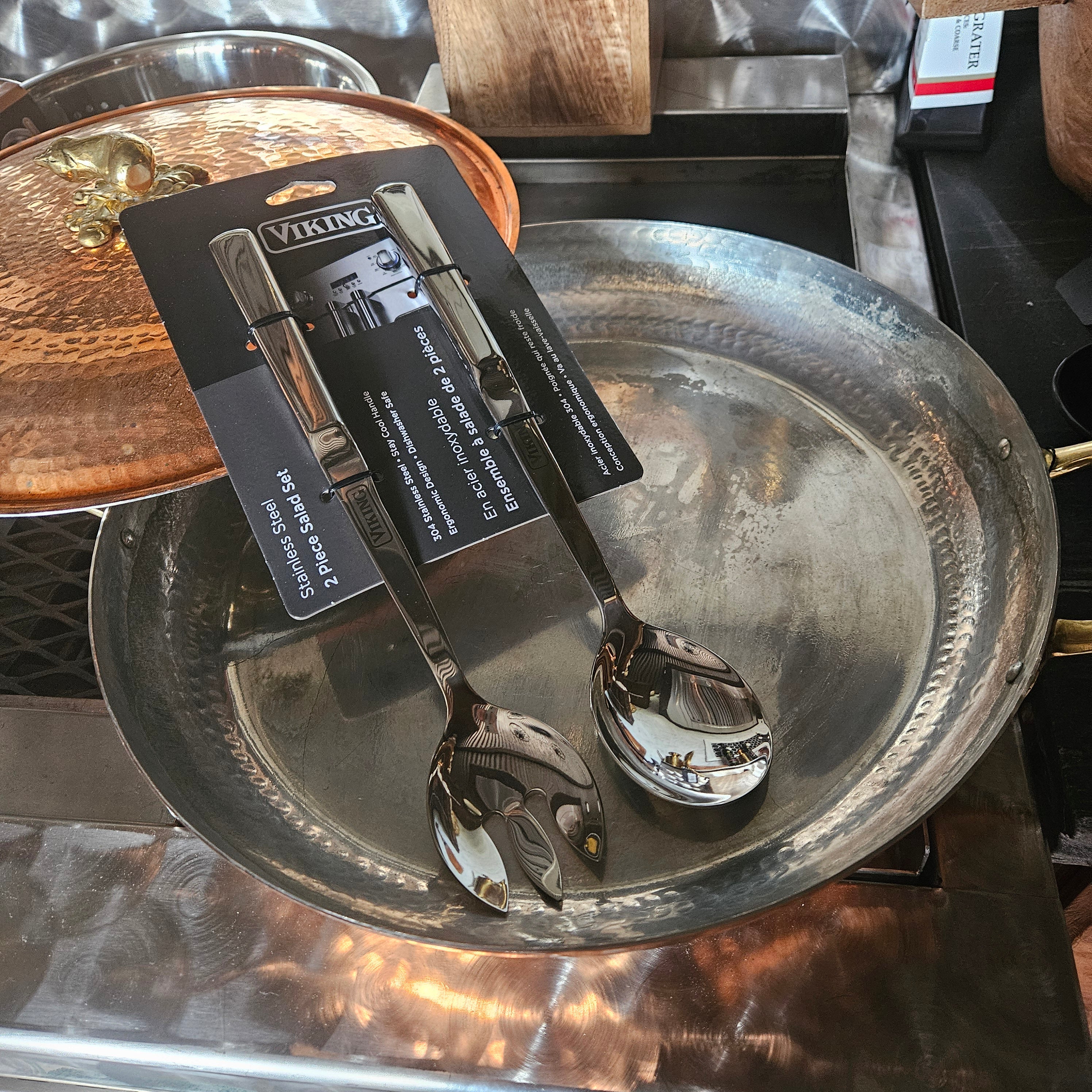 Viking Stainless Steel 2 Piece Salad Set