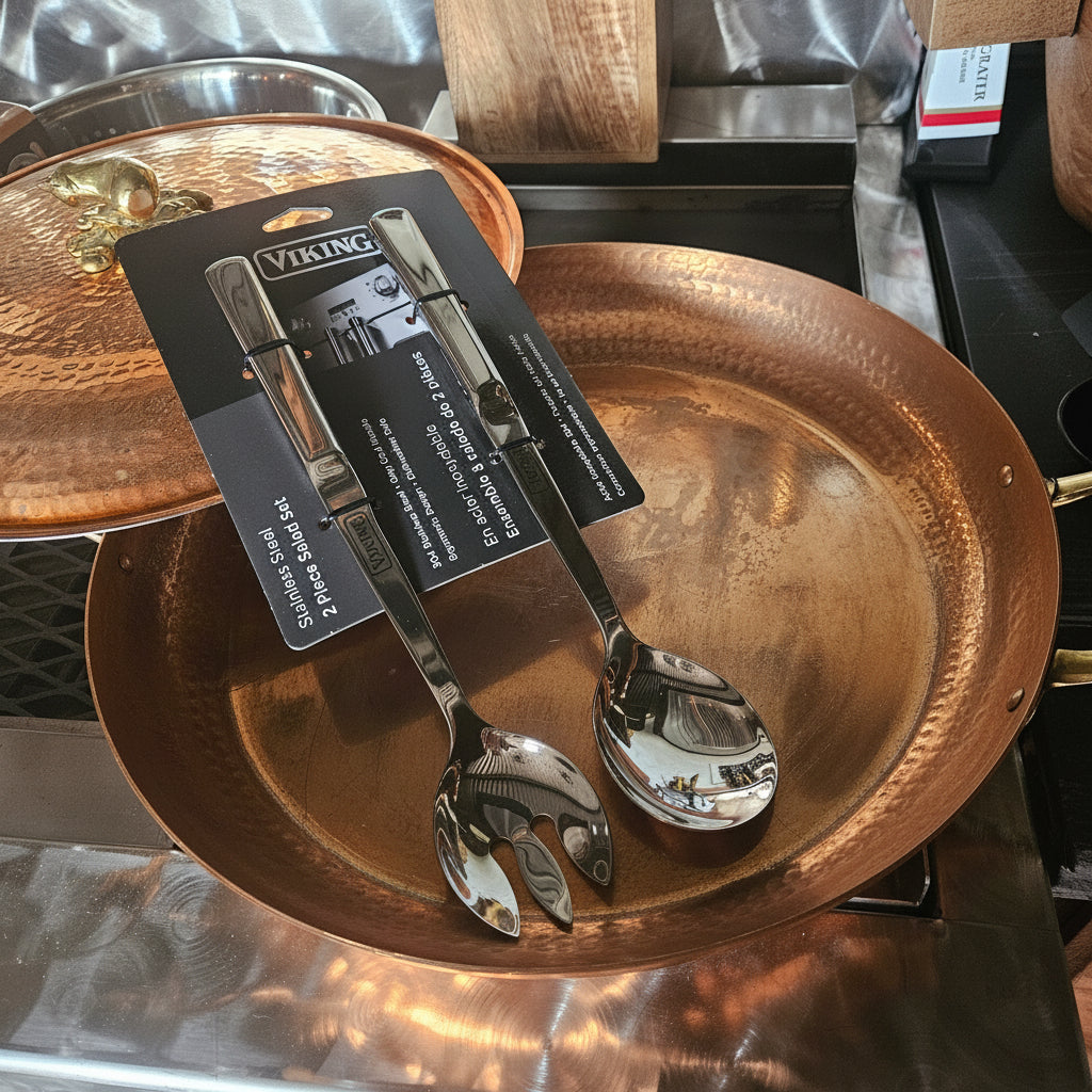 Viking Stainless Steel 2 Piece Salad Set