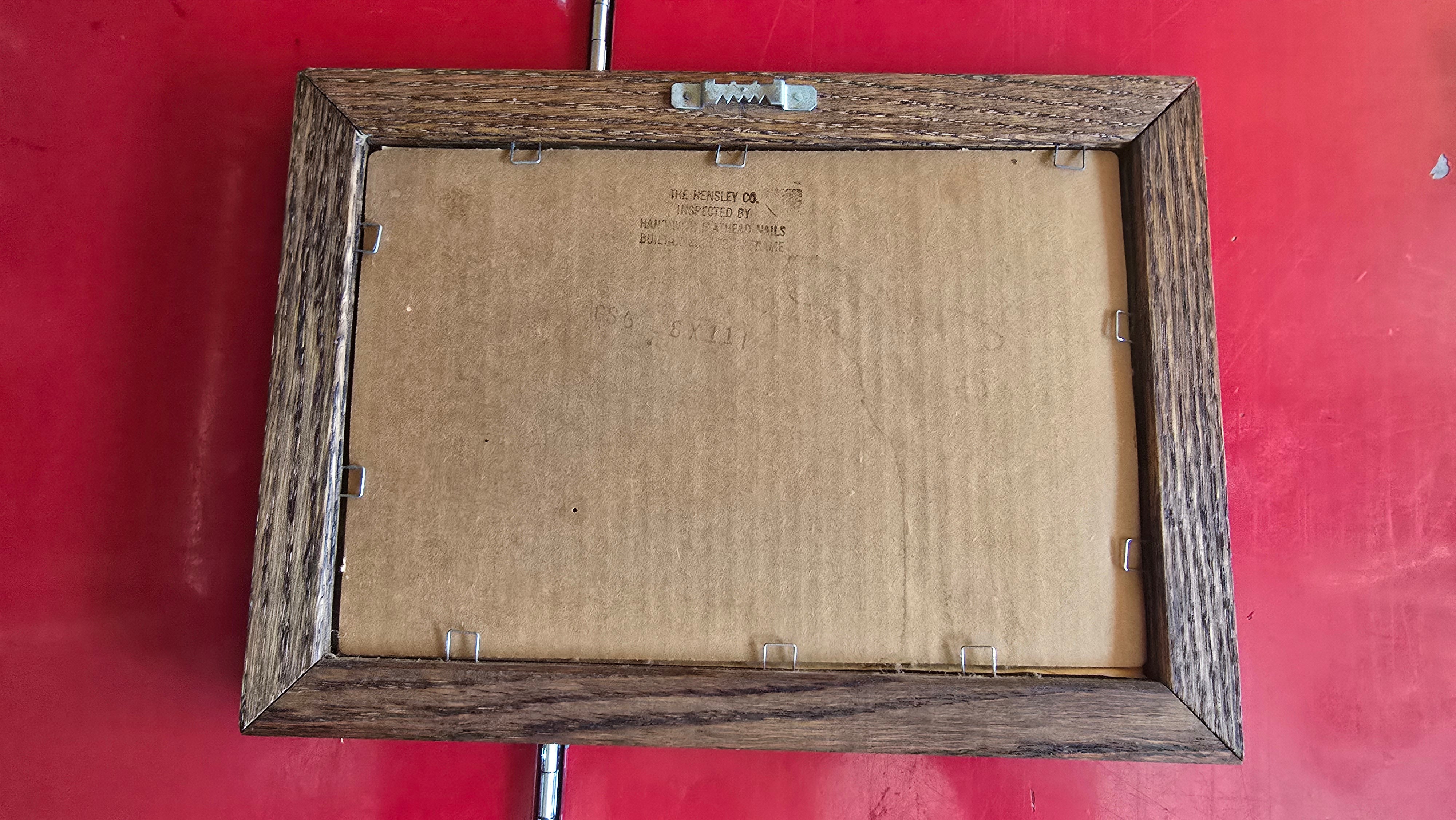 Vintage Coca Cola Framed Glass Advertisement Sign