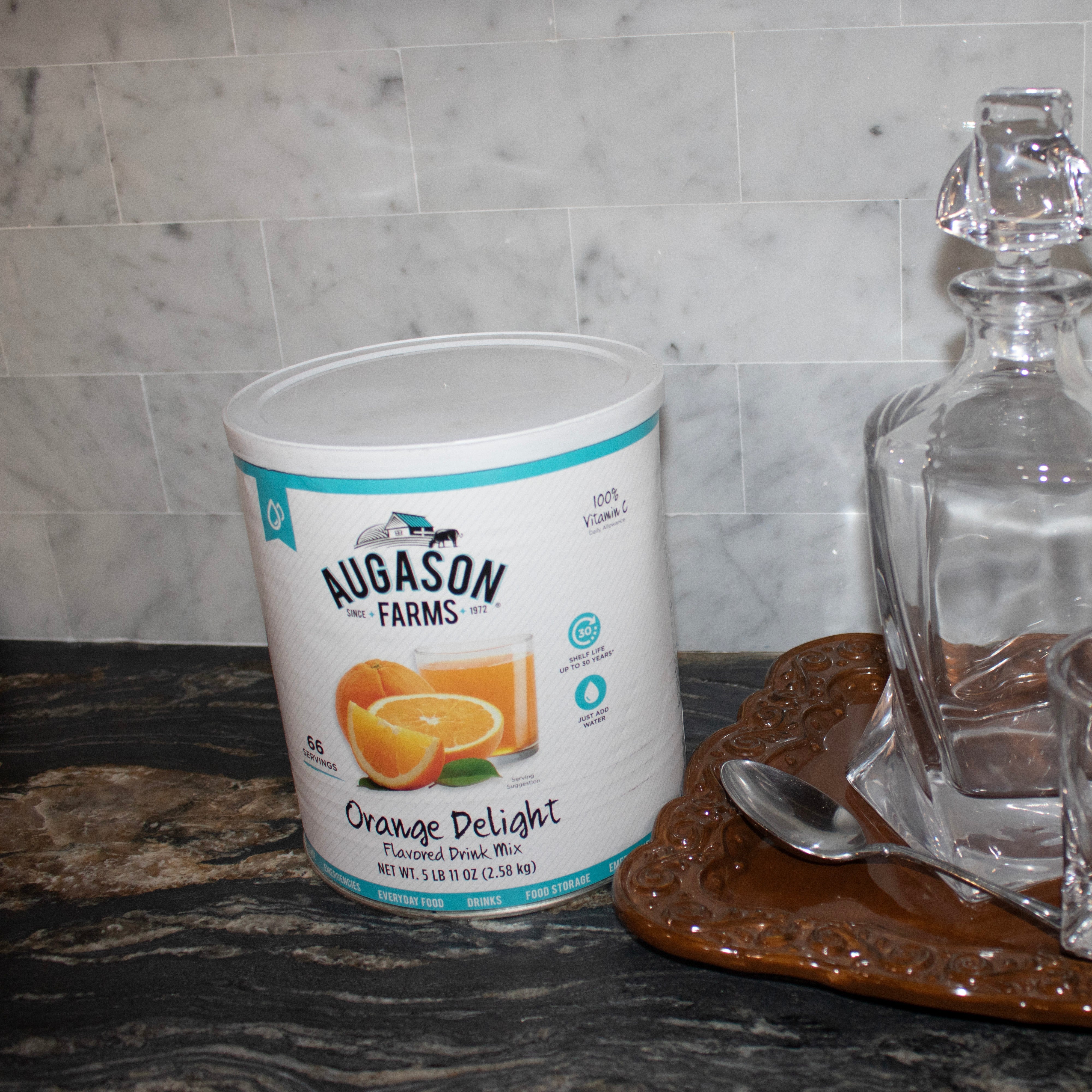 Augason Farms Orange Delight Flavored Drink Mix