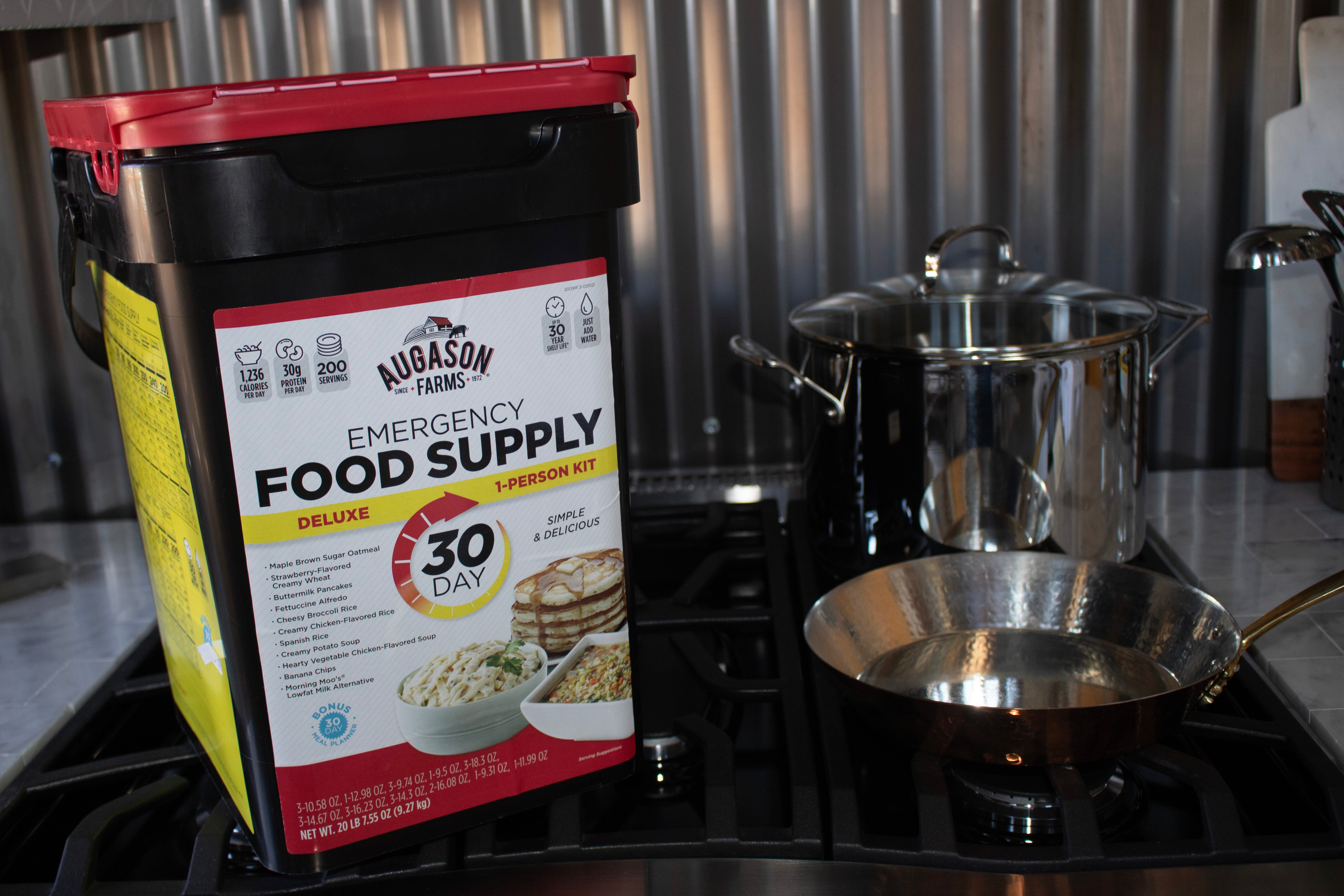 Augason Farms Emergency Food Supply Deluxe 1-Person Kit