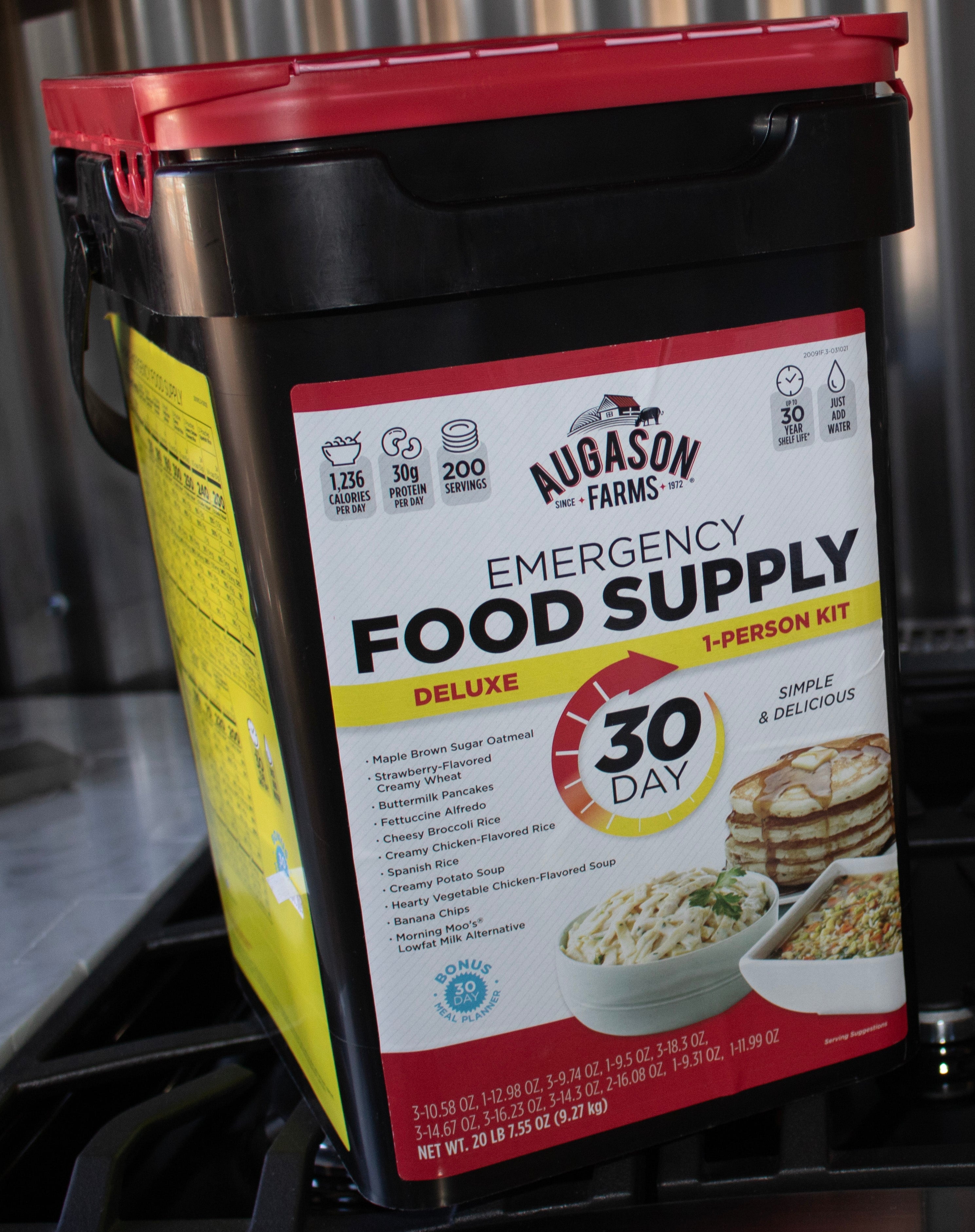 Augason Farms Emergency Food Supply Deluxe 1-Person Kit