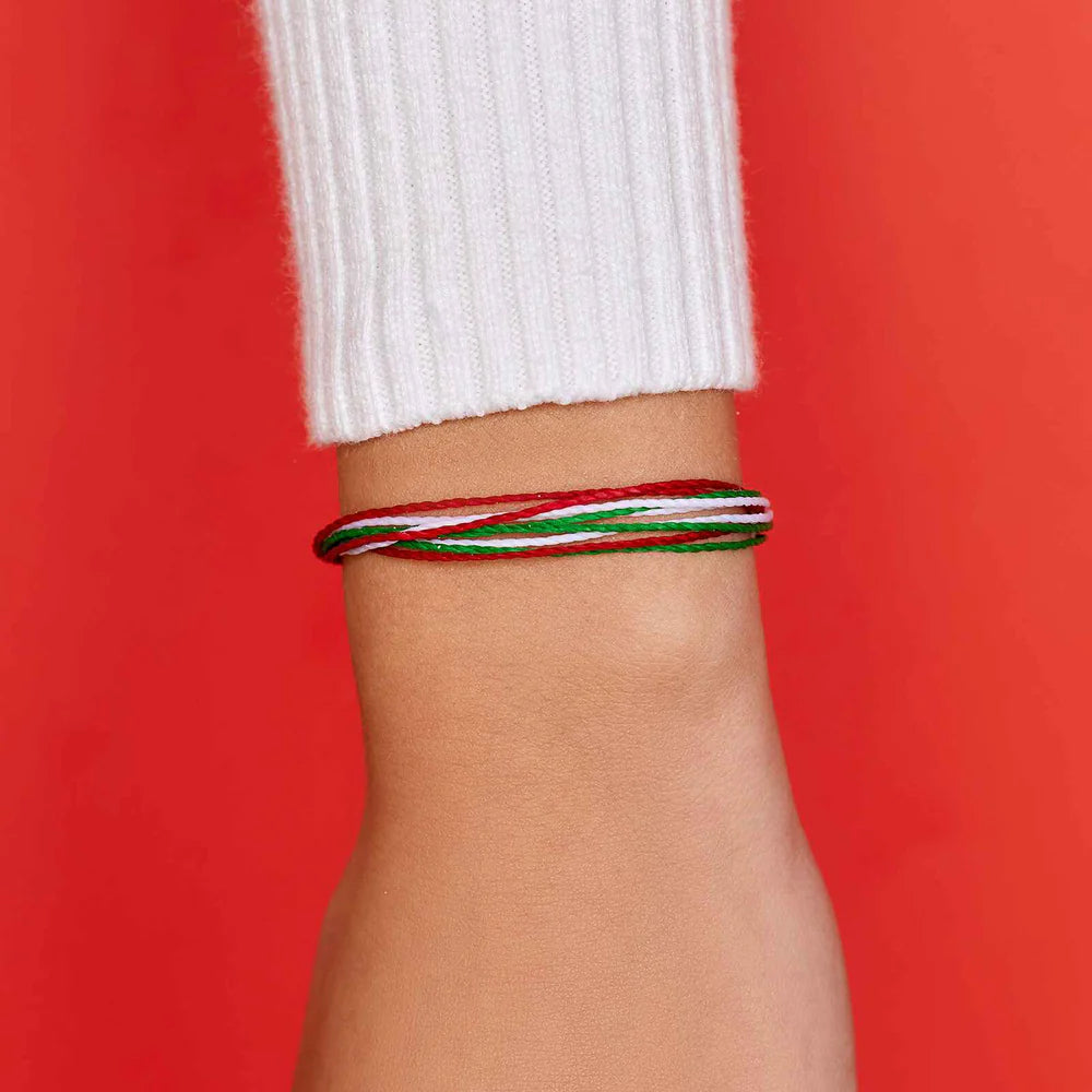 Pura Vida Under The Mistletoe Jute Cord Bracelet