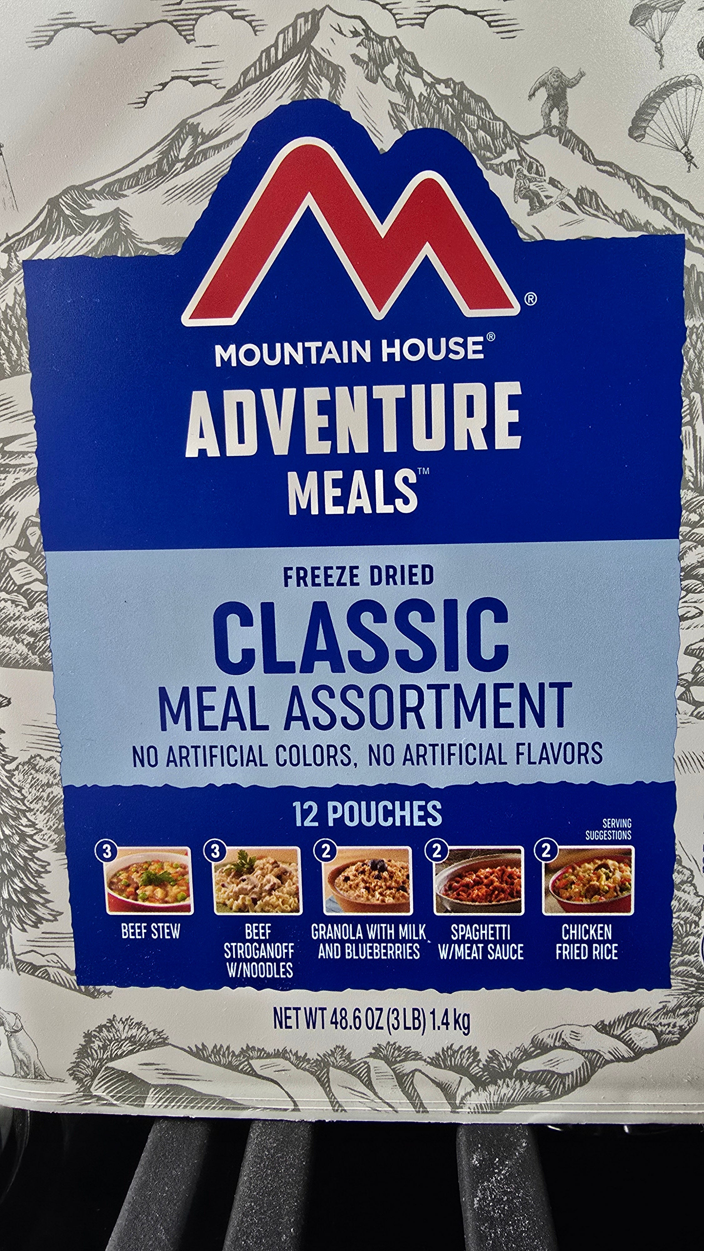 Mountain House Adventure Meals Bucket 24 Servings