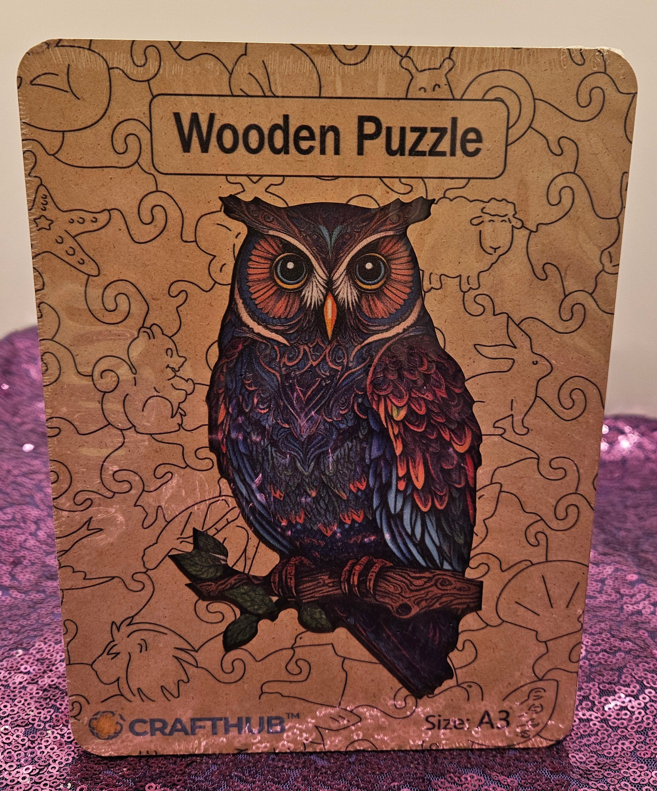 Craft Hub Wooden Puzzle "Owl"