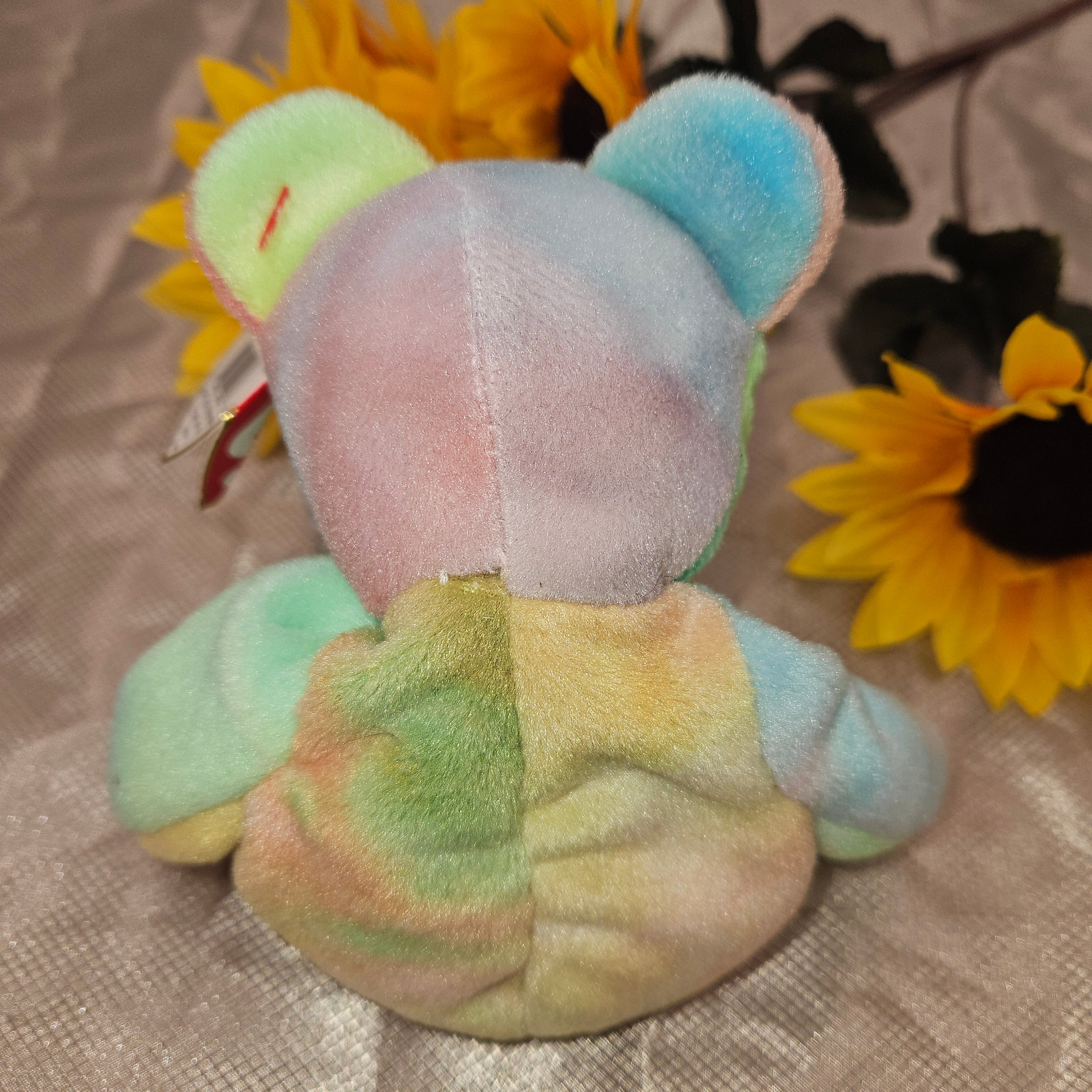 Ty Beanie Babies "Peace the Ty-Dye Bear"