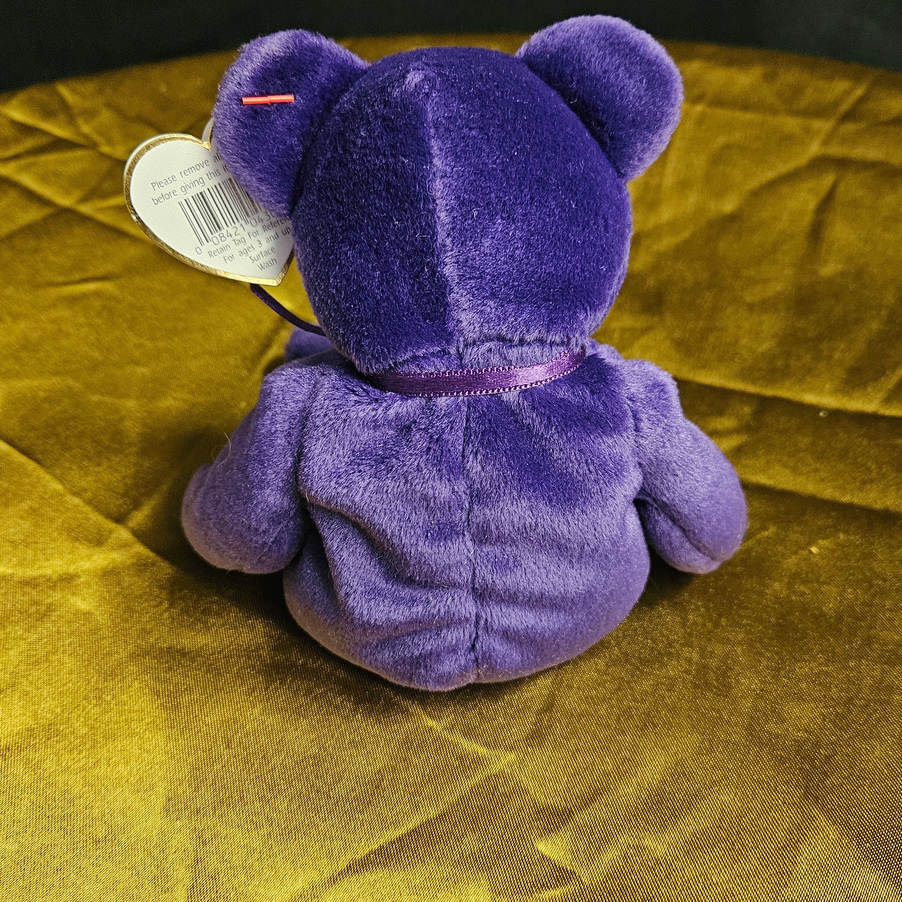 Ty Beanie Babies "Princess Purple Teddy"