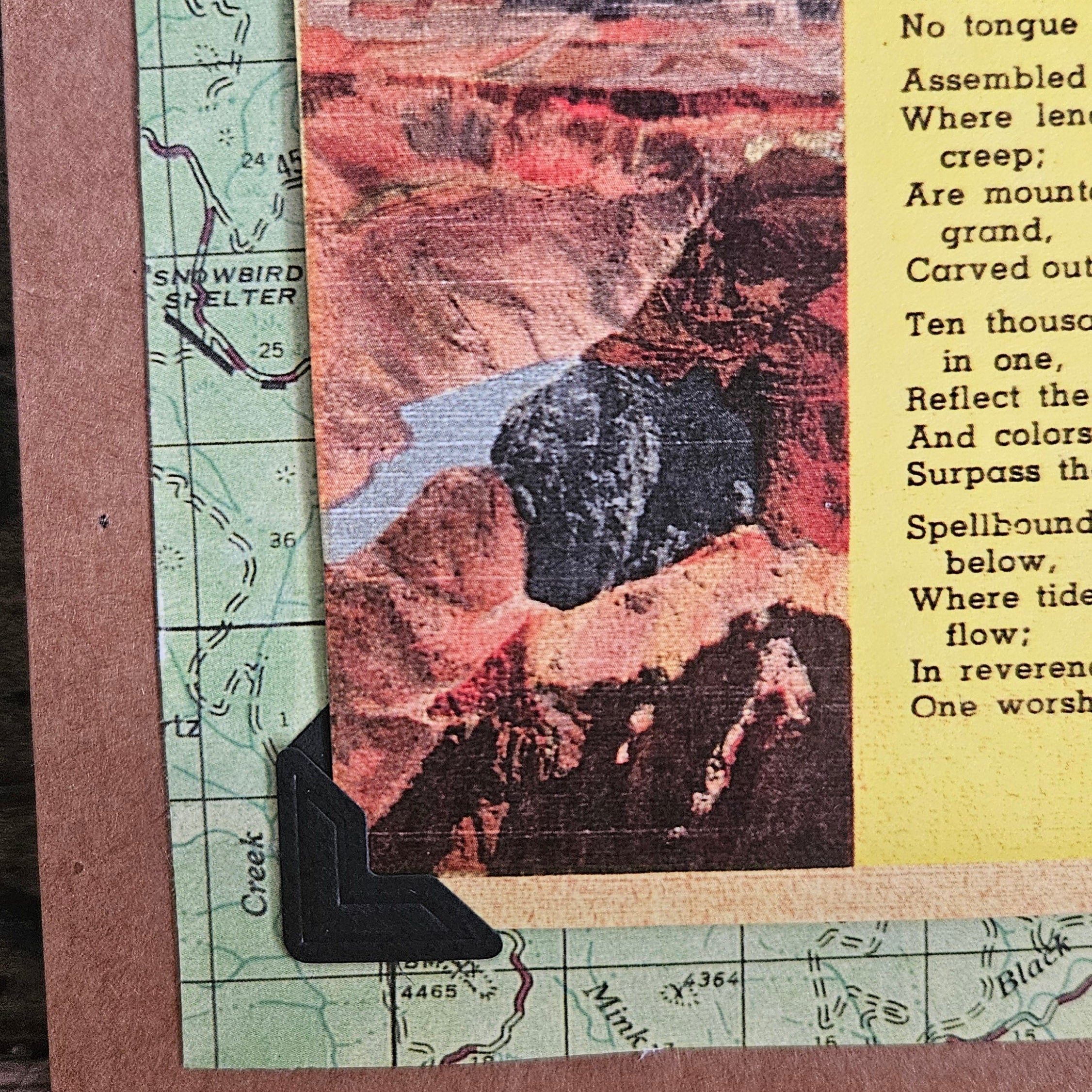Beautifully Hand Crafted Custom Created Greeting Card Series by Diane Stegman "Grand Canyon, Arizona"