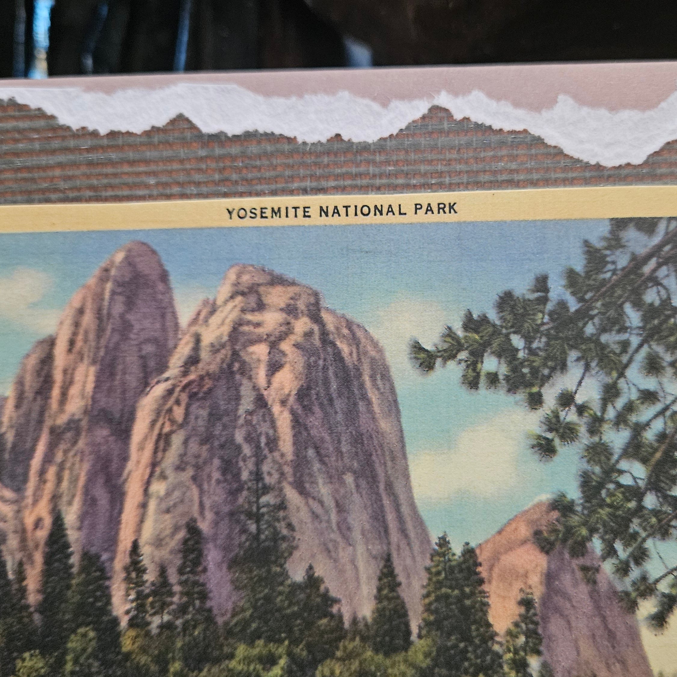 Beautifully Hand Crafted Custom Created Greeting Card Series by Diane Stegman "Yosemite National Park, California"