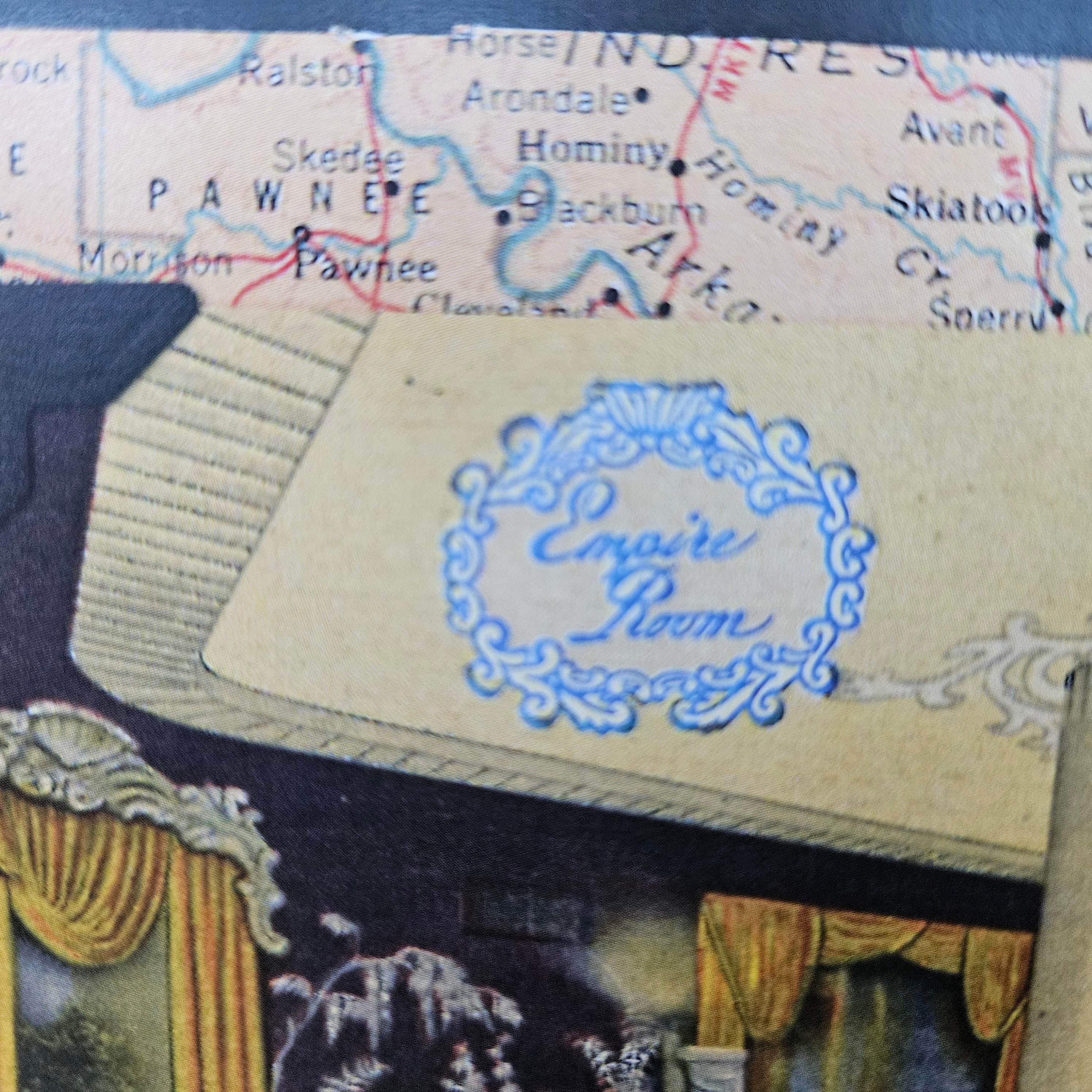 Beautifully Hand Crafted Custom Created Greeting Card Series by Diane Stegman "Hotel Black Oklahoma"