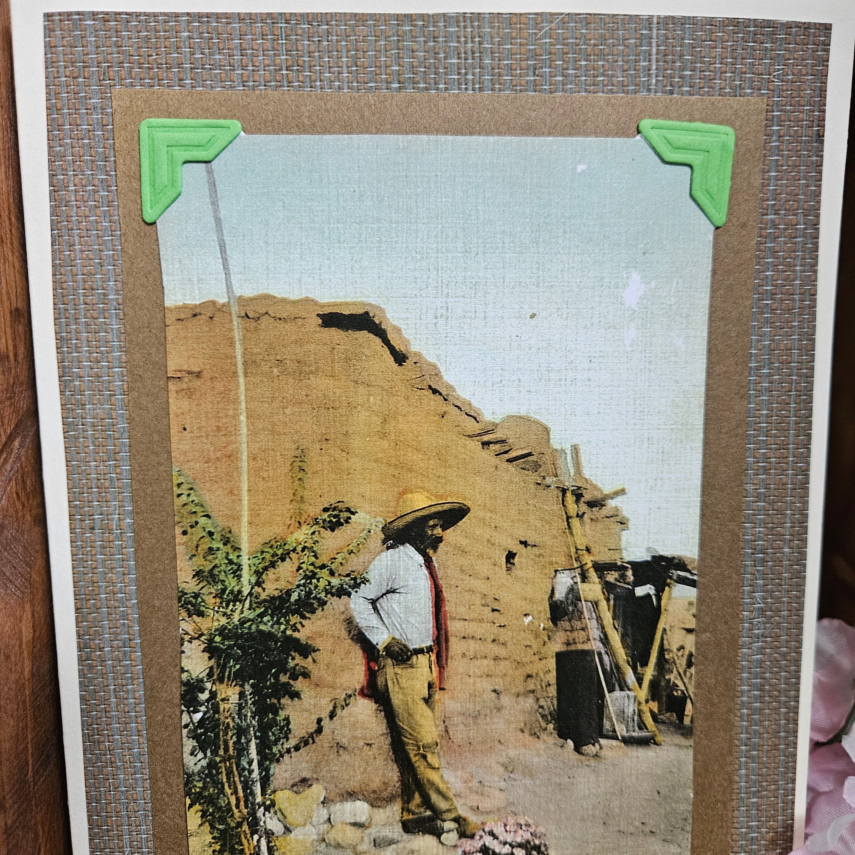 Beautifully Hand Crafted Custom Created Greeting Card Series by Diane Stegman "Gandera El Paso, Texas"