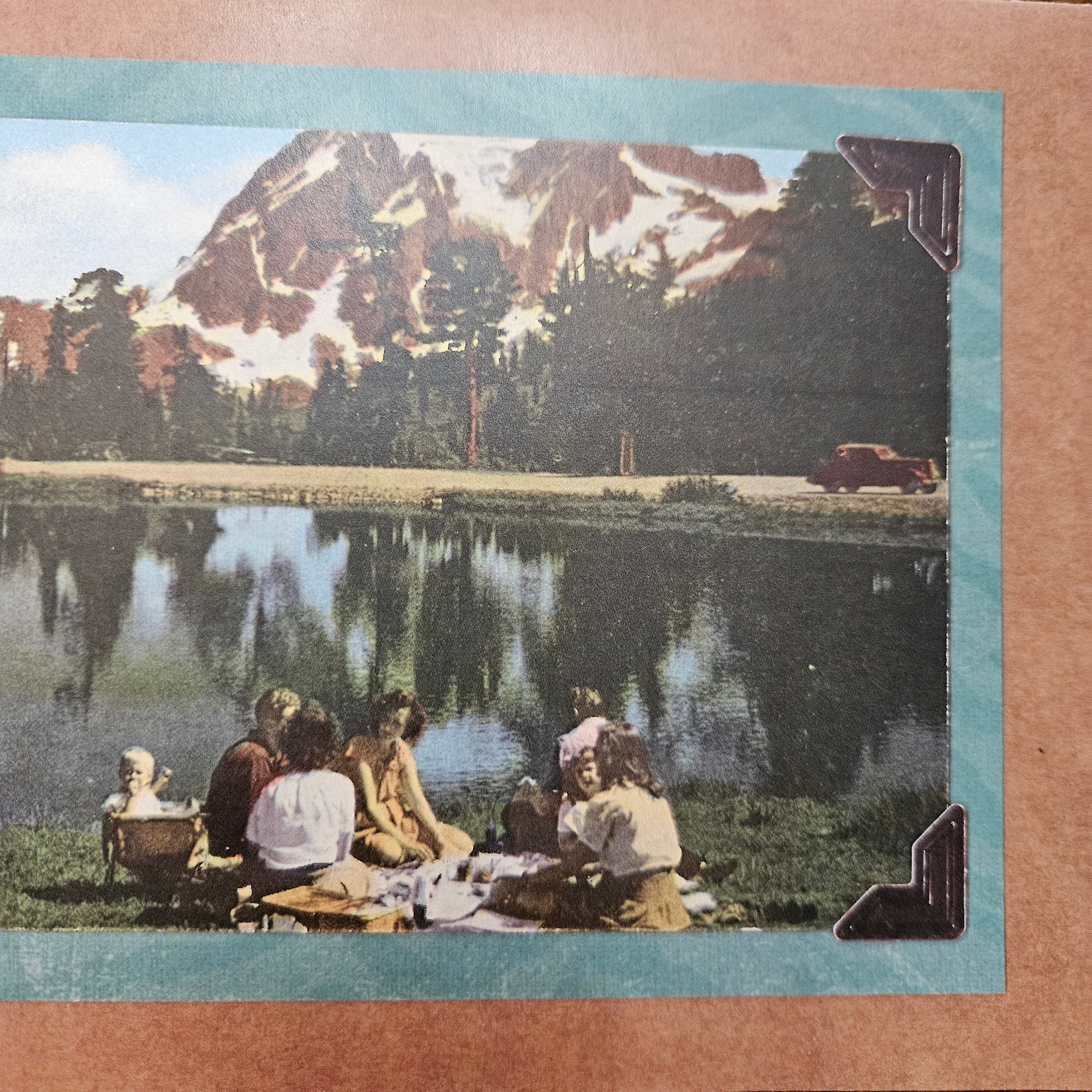 Beautifully Hand Crafted Custom Created Greeting Card Series by Diane Stegman "Family Picnic"