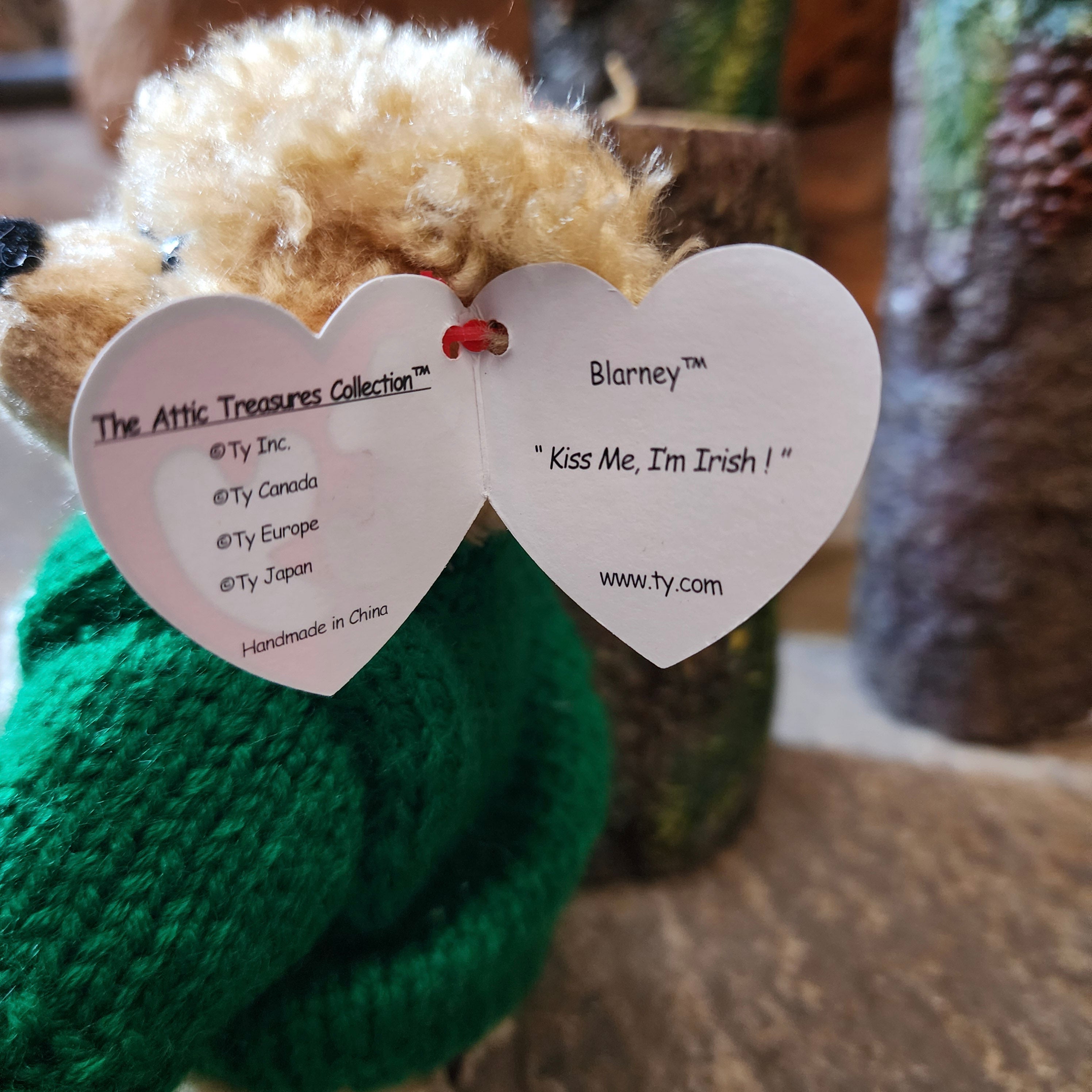 Ty Beanie Babies "Blarney the Irish Bear"