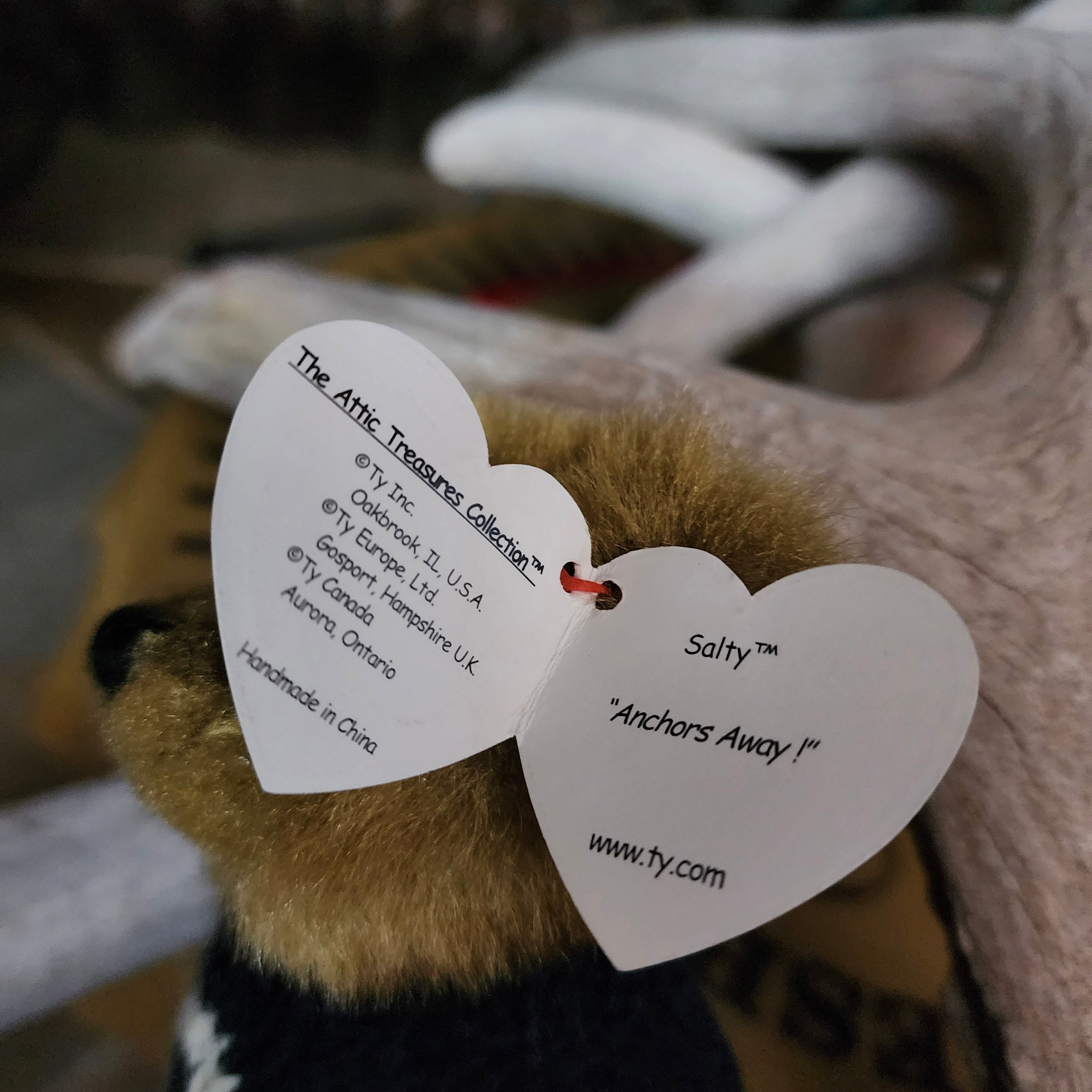 Ty Beanie Babies "Salty the Bear"