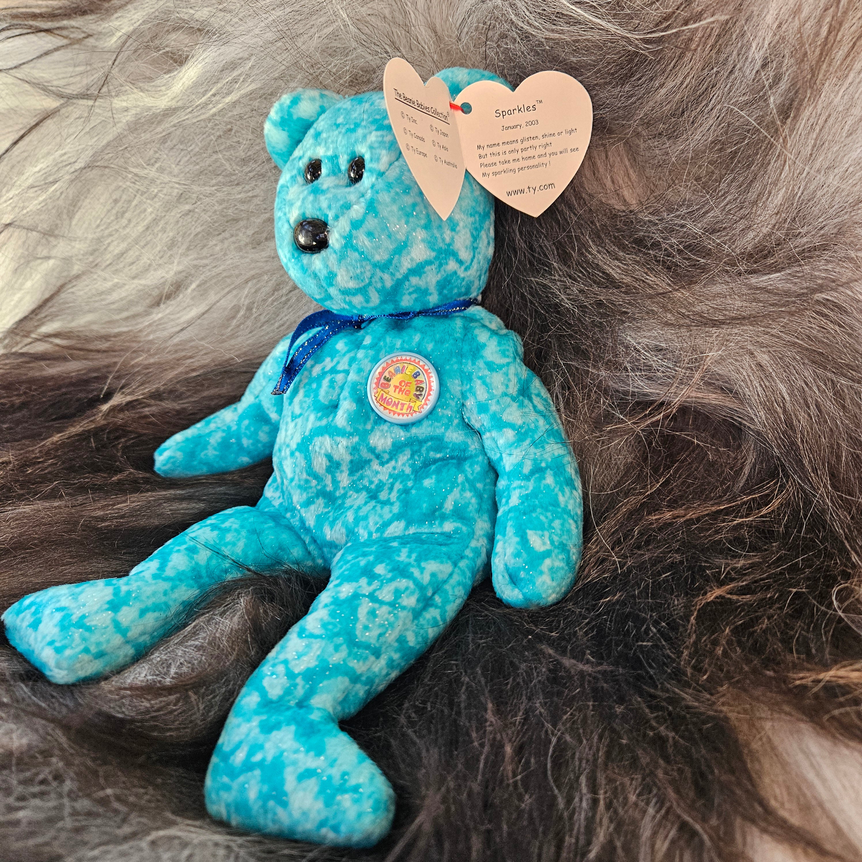 Ty Beanie Babies "Sparkles the Bear"