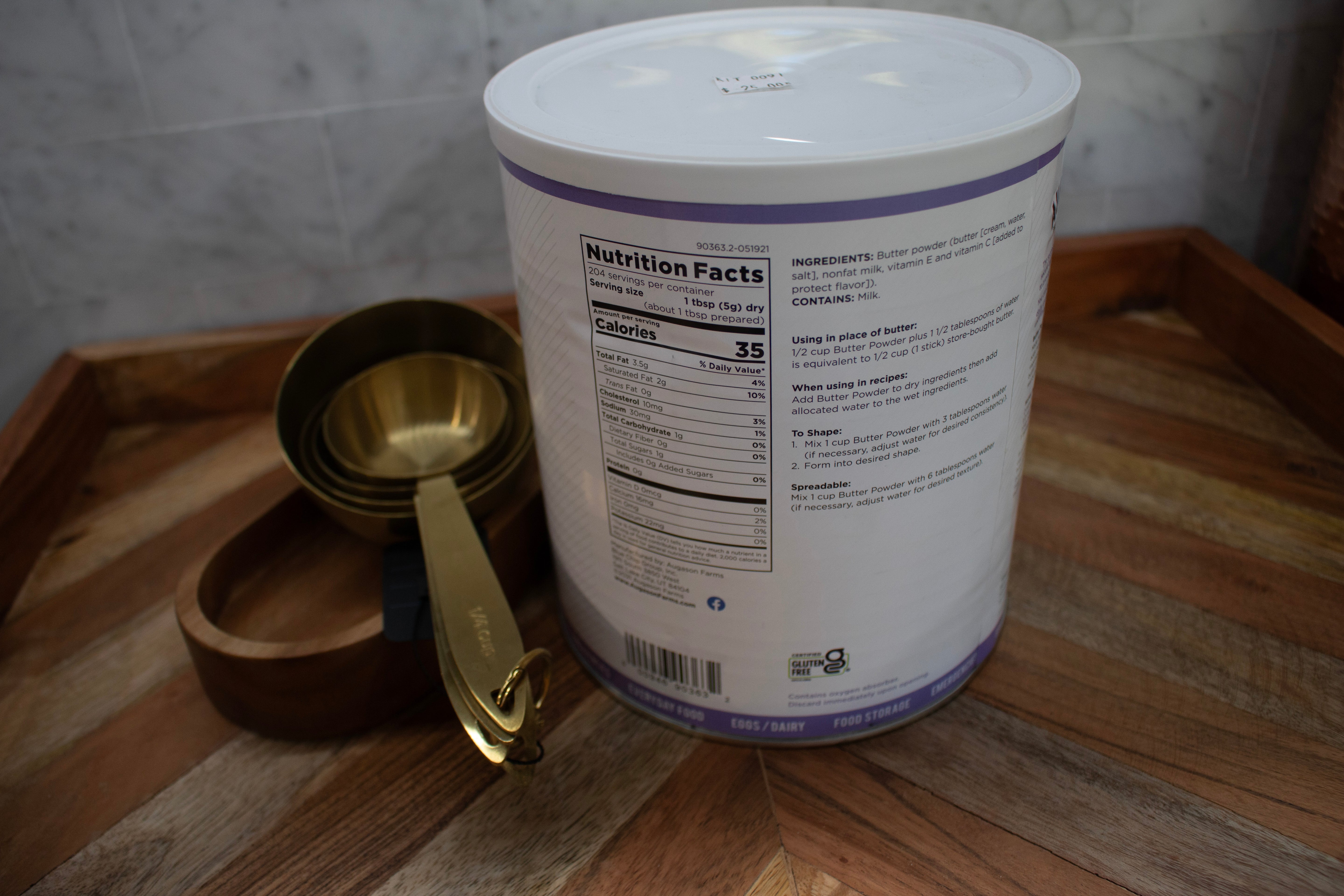 Augason Farms Butter Powder