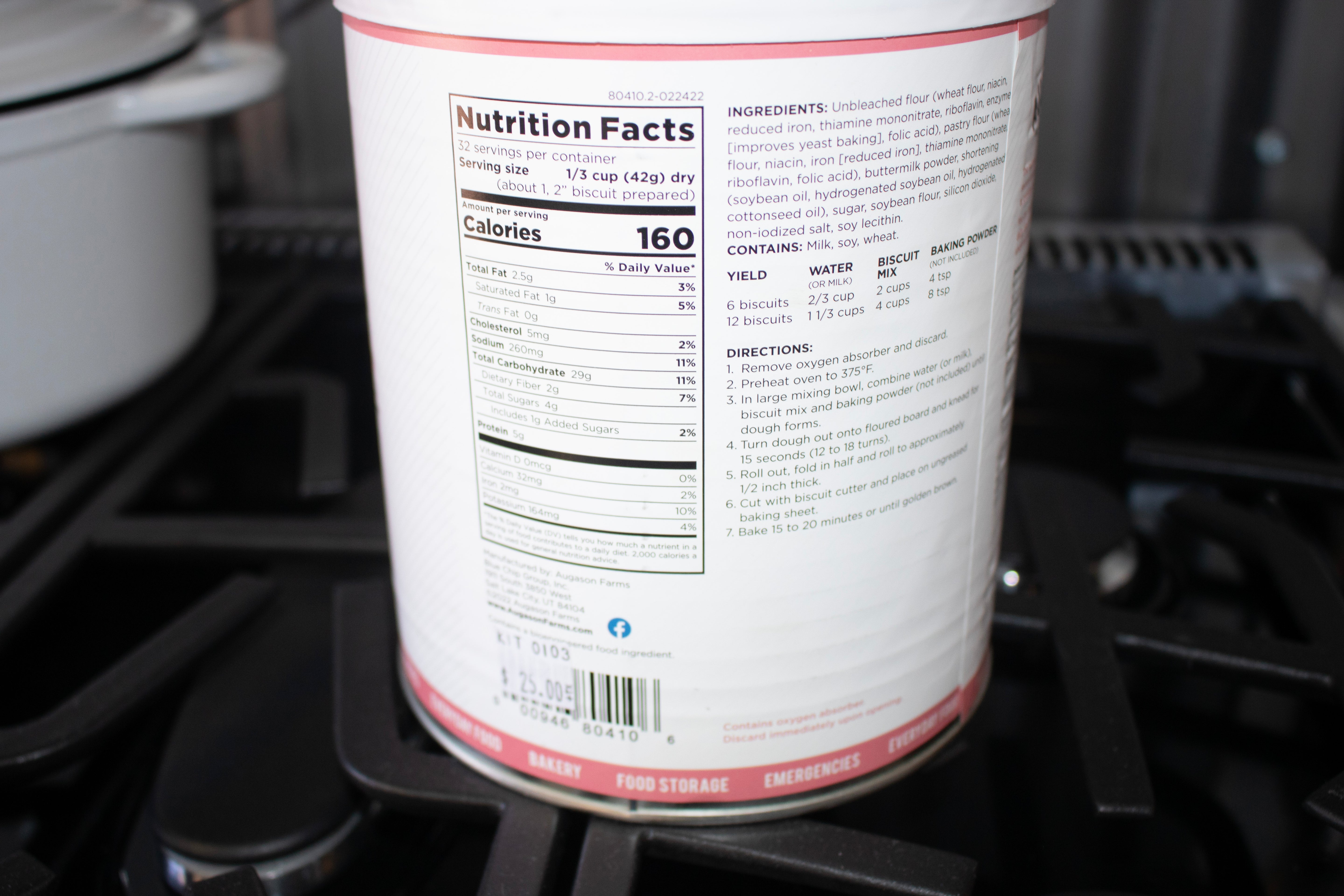 Augason Farms Buttermilk Biscuit Mix