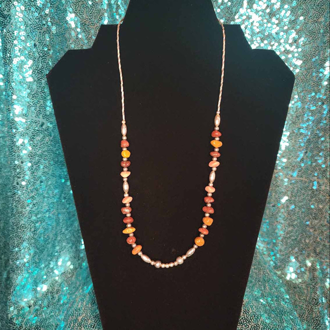 Vintage Navajo Jasper Bead Necklace