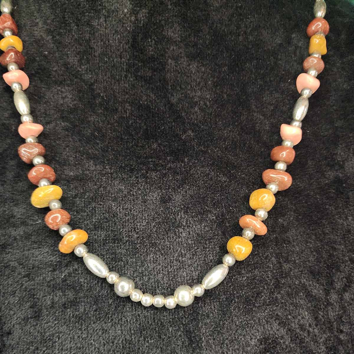 Vintage Navajo Jasper Bead Necklace