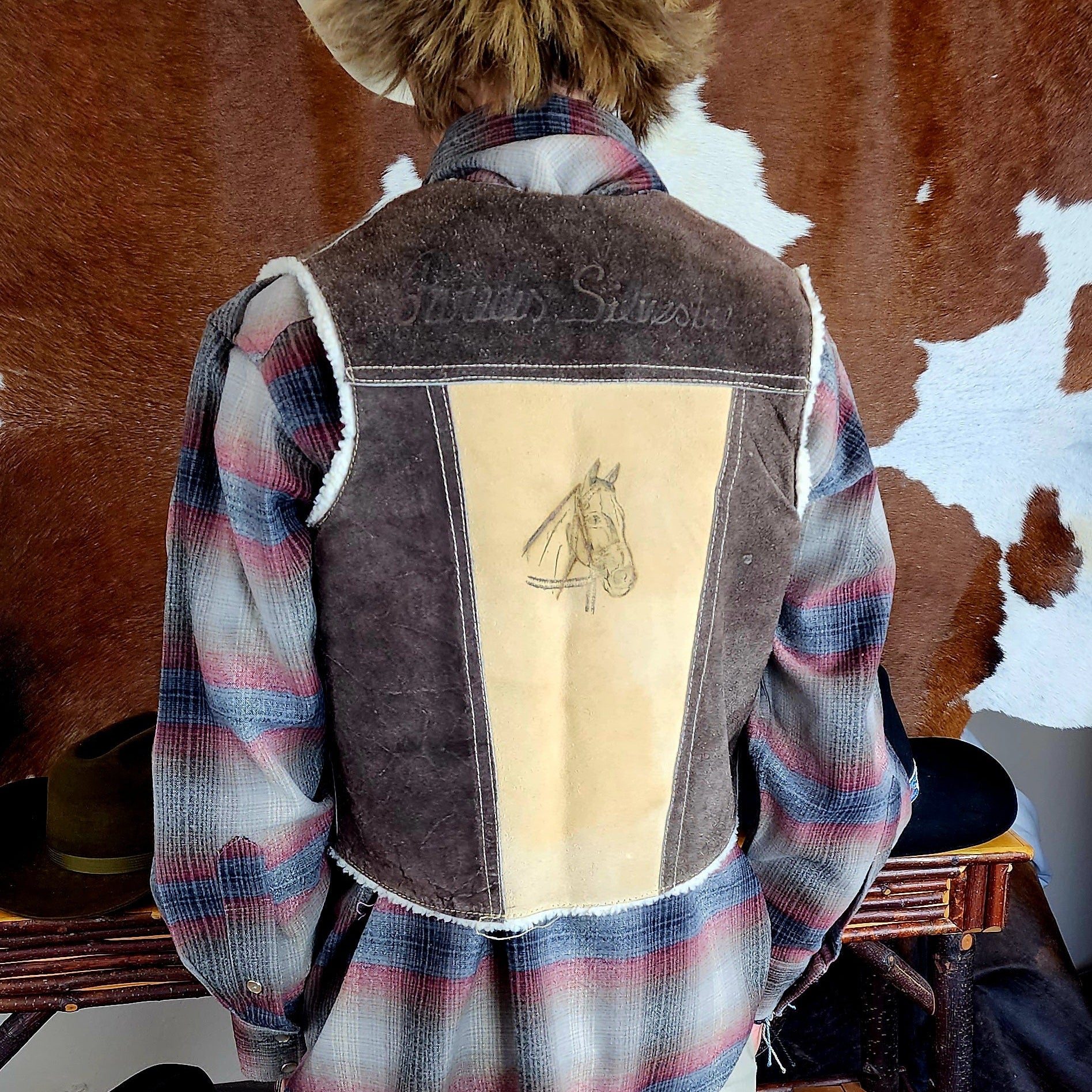 Vintage Unique Western Cowboy Cactus Brand Autenticos De.