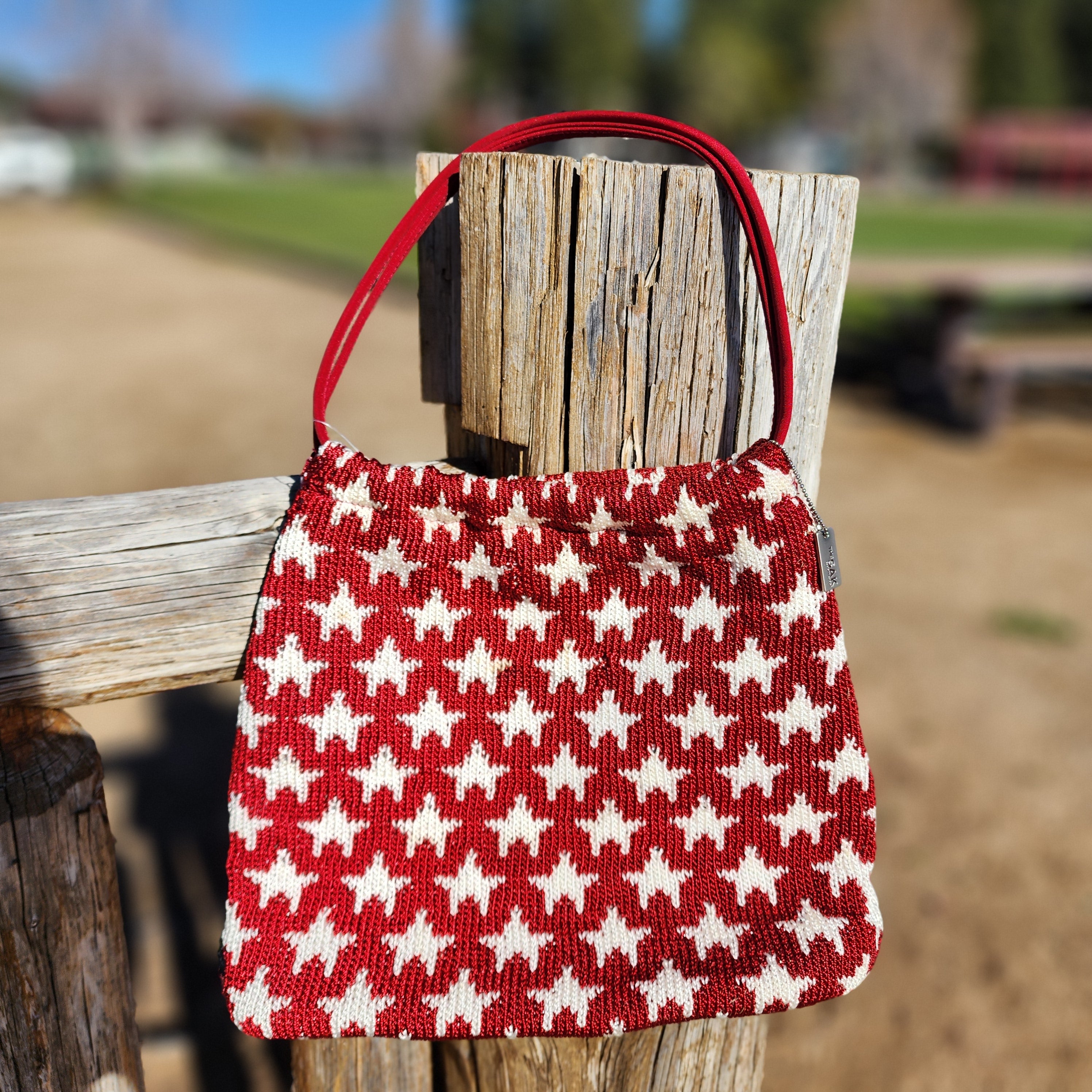 The Sak Elliott Lucca Tom-Star Red & White Star Purse