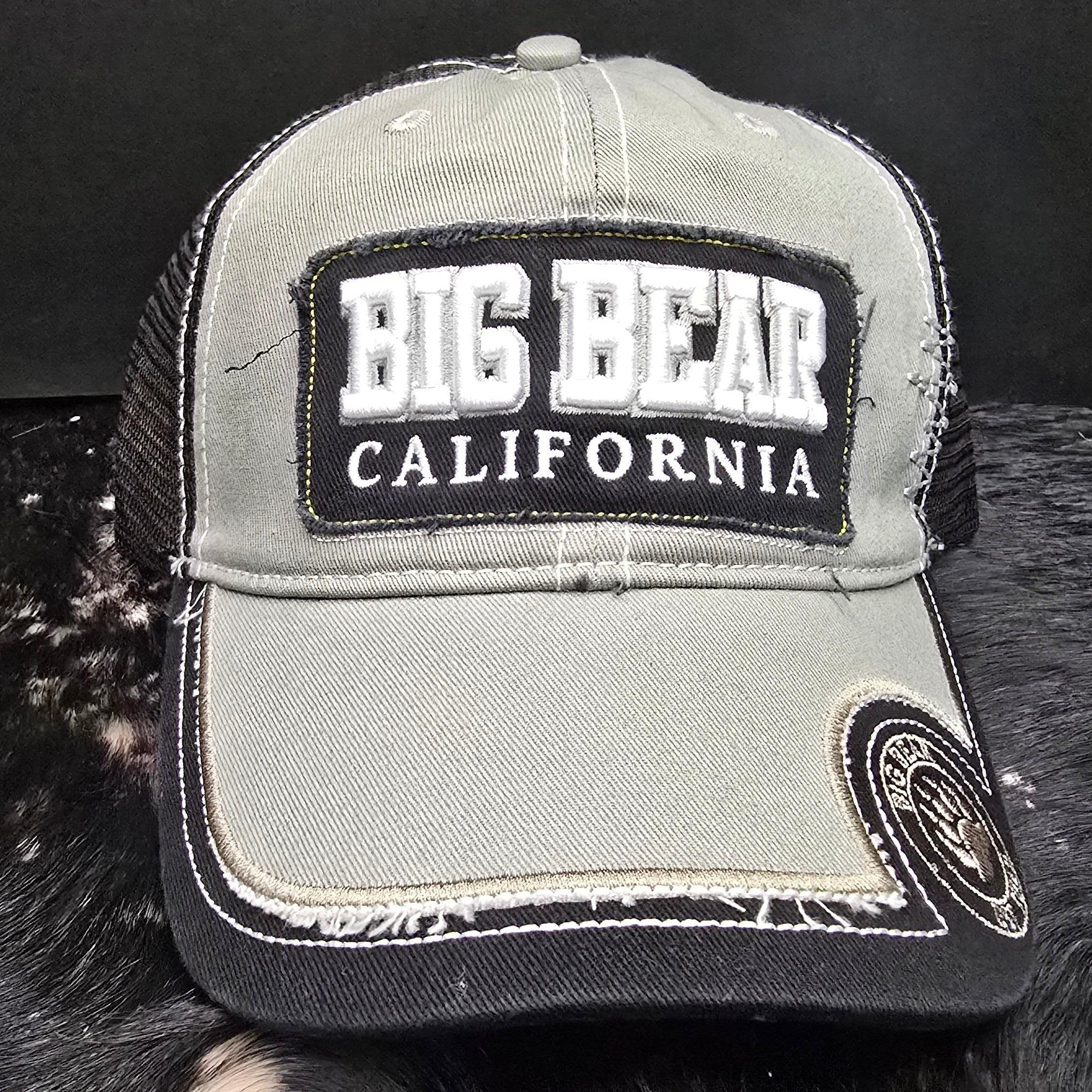 Big Bear California mesh adjustable velcro hat