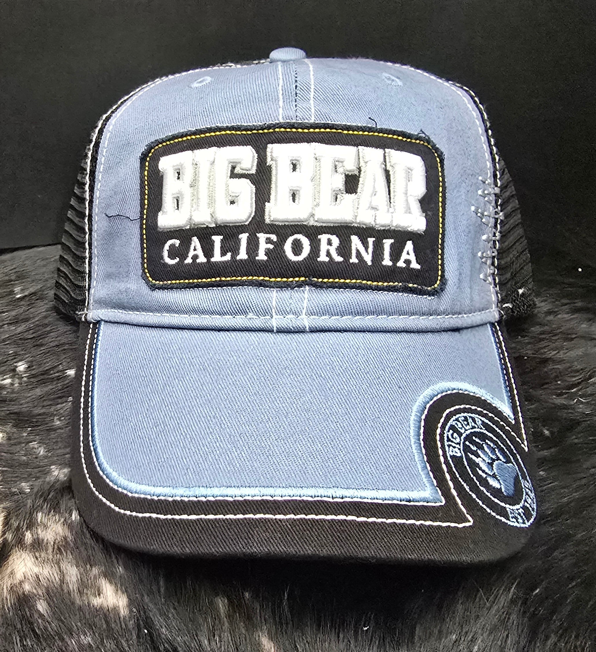 Big Bear California mesh adjustable velcro hat