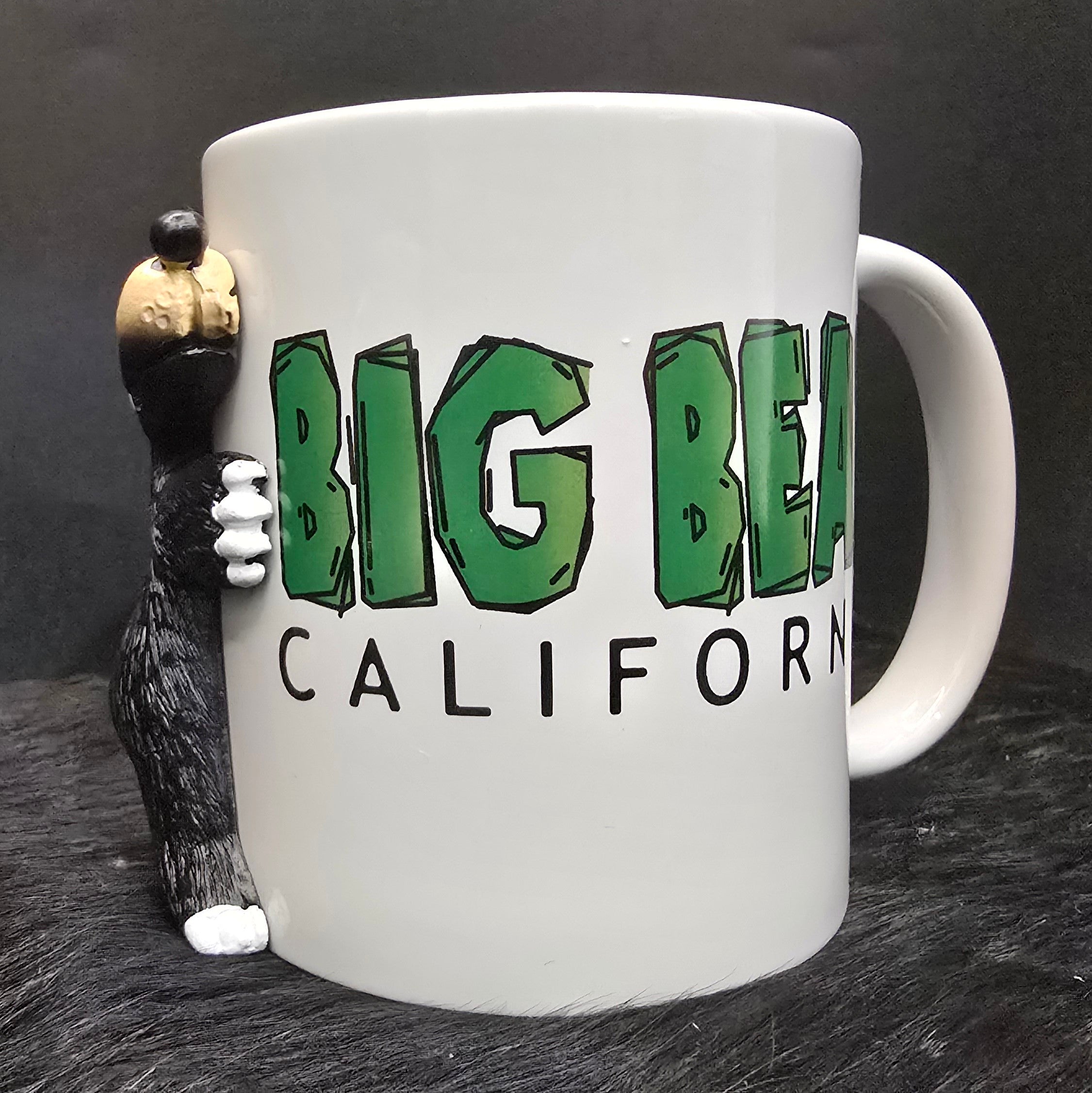 Big Bear California 3D Bear Hug Coffee Mug Novelty Souvenir Cup